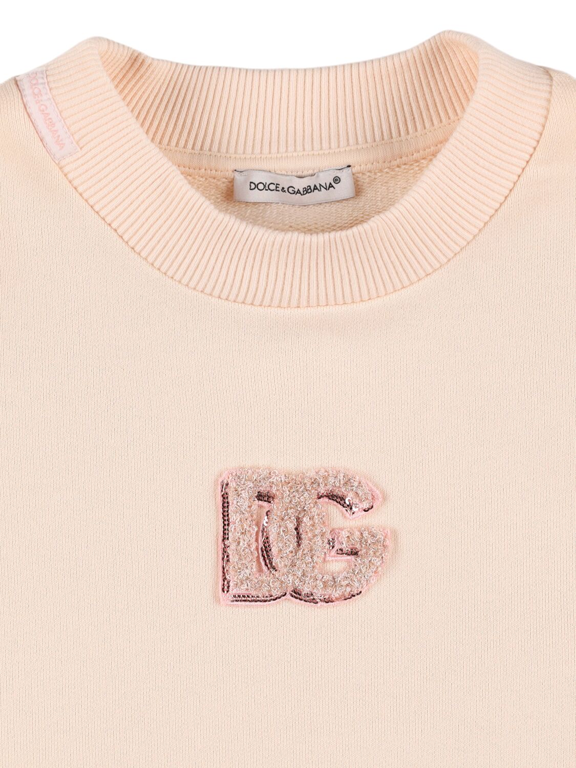Dolce & Gabbana Embellished Cotton Sweatshirt