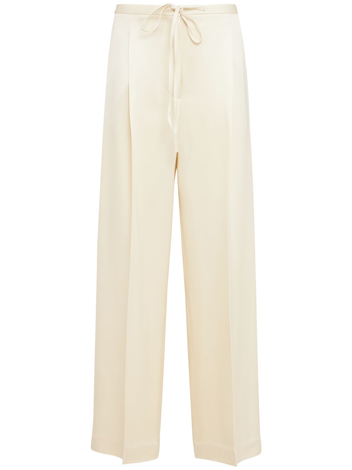 Rohe Relaxed Satin Drawstring Pants In Gold