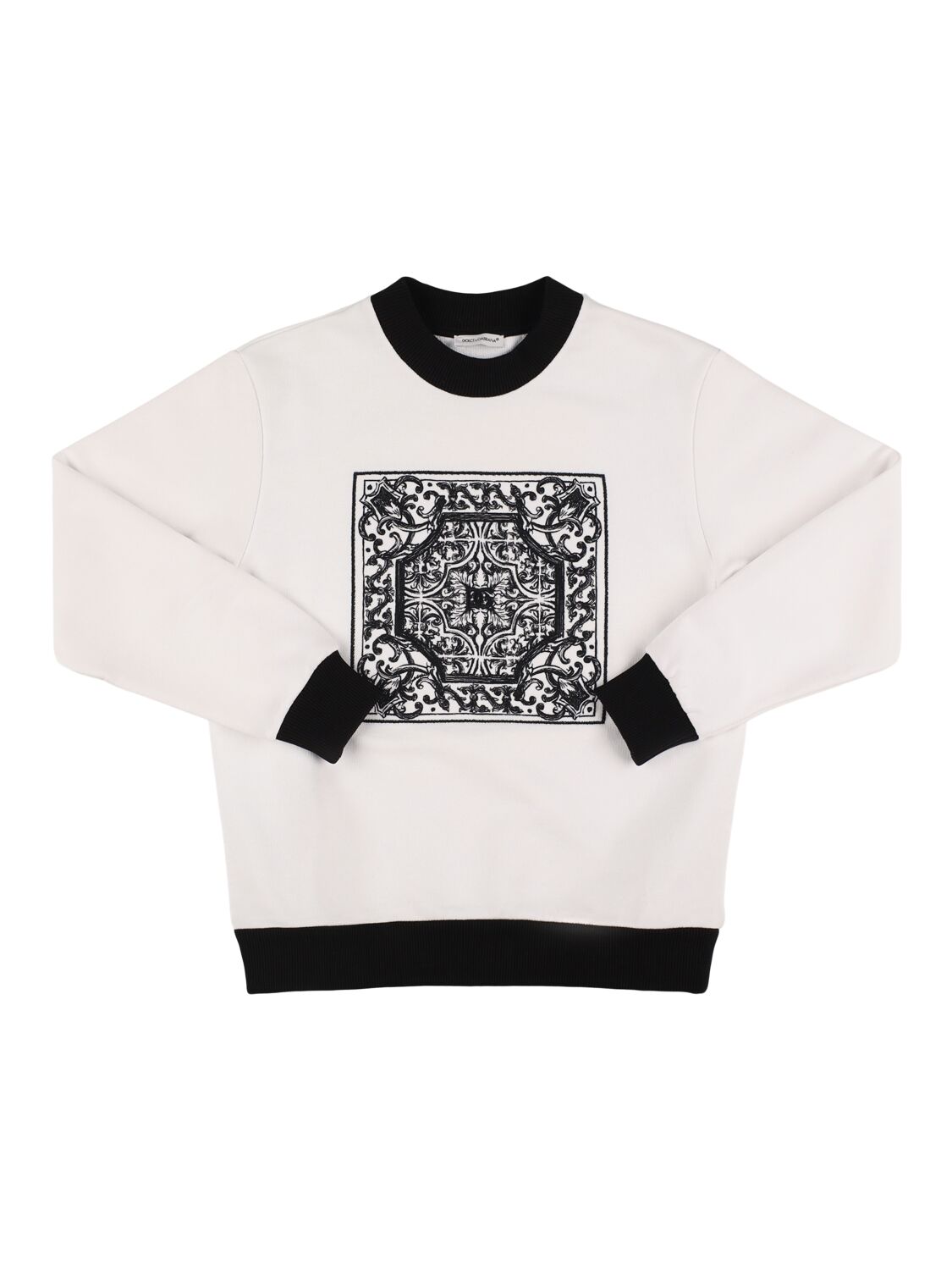 Dolce & Gabbana Cotton Sweatshirt In Multi