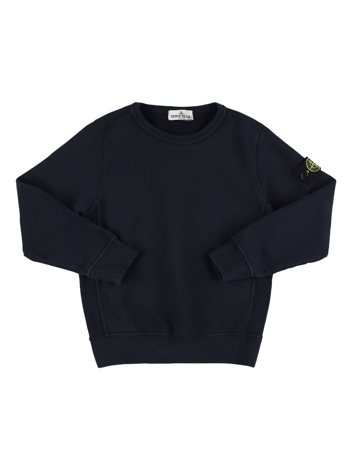 STONE ISLAND JUNIOR Organic Cotton Sweatshirt