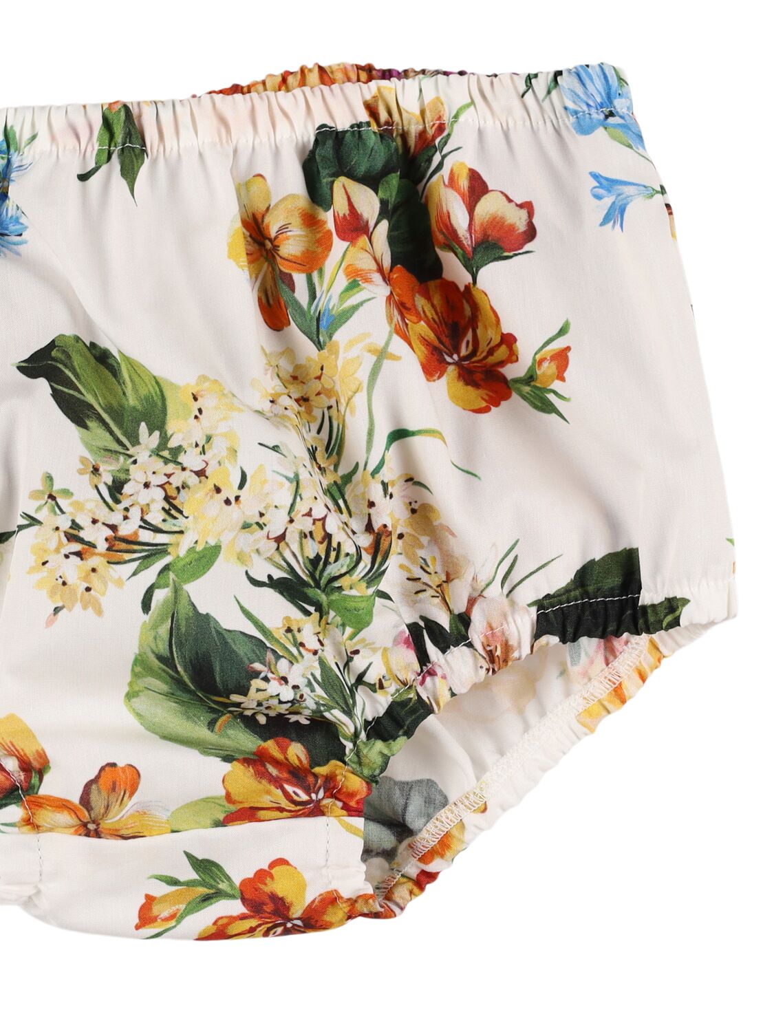 Dolce & Gabbana Printed Cotton Poplin Dress