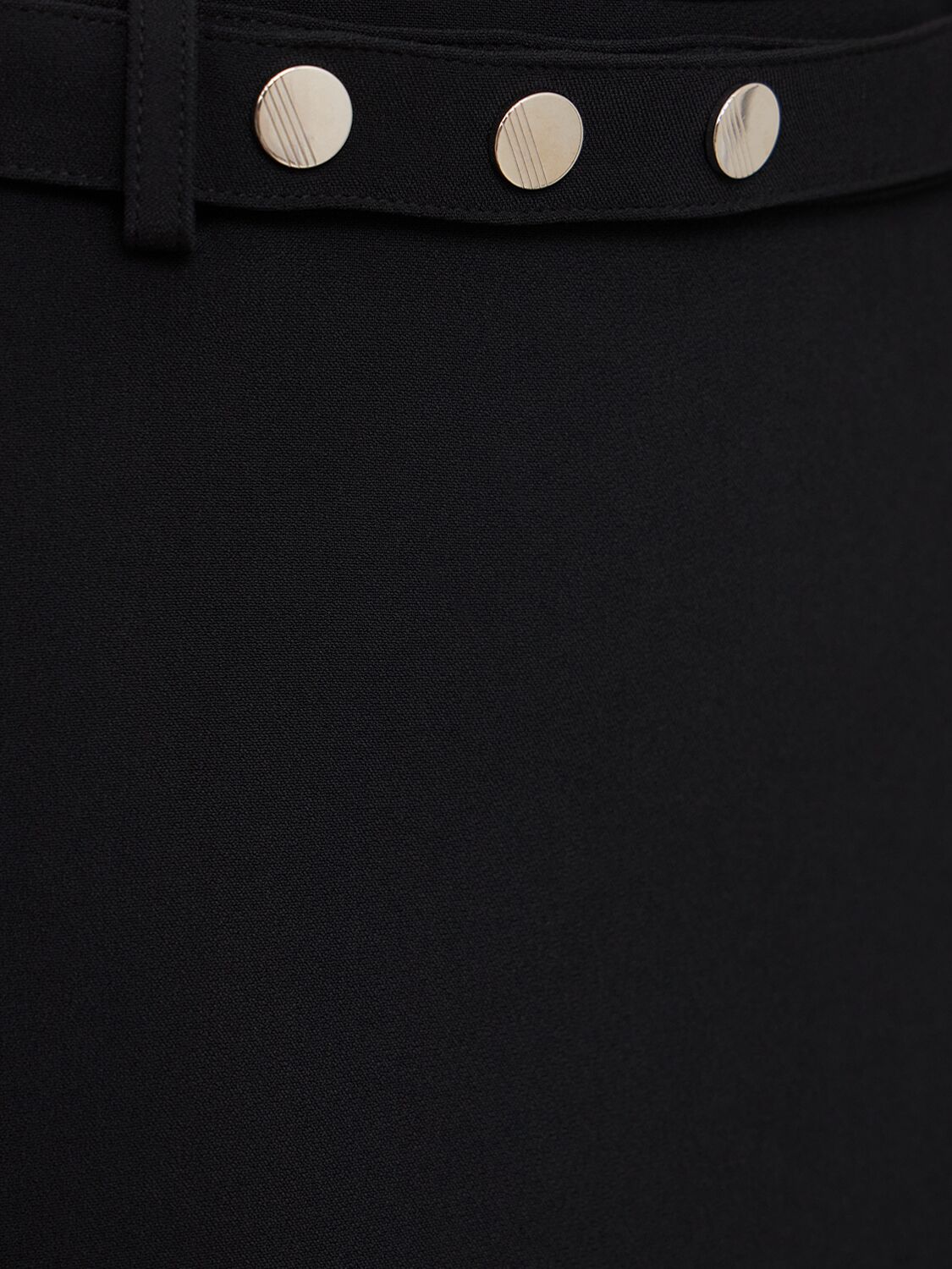 Jupe Mini Ceinturée En Mélange De Viscose - THE ATTICO - Modalova