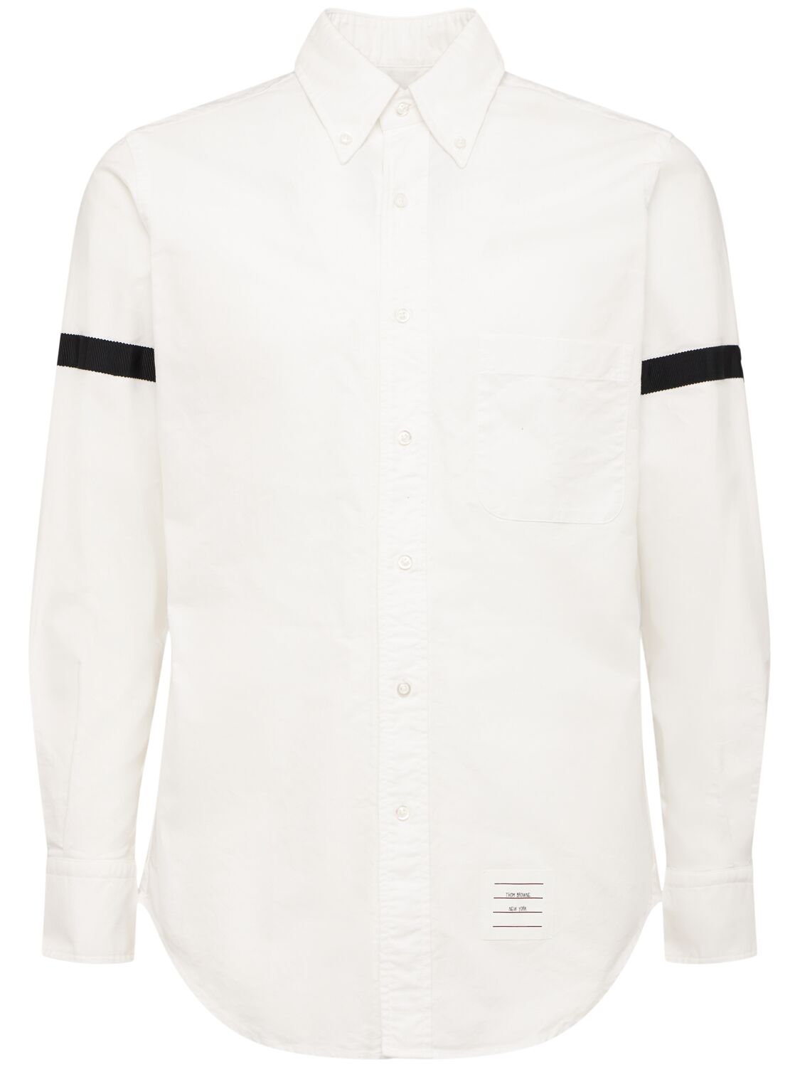 Chemise Classique Avec Brassards - THOM BROWNE - Modalova