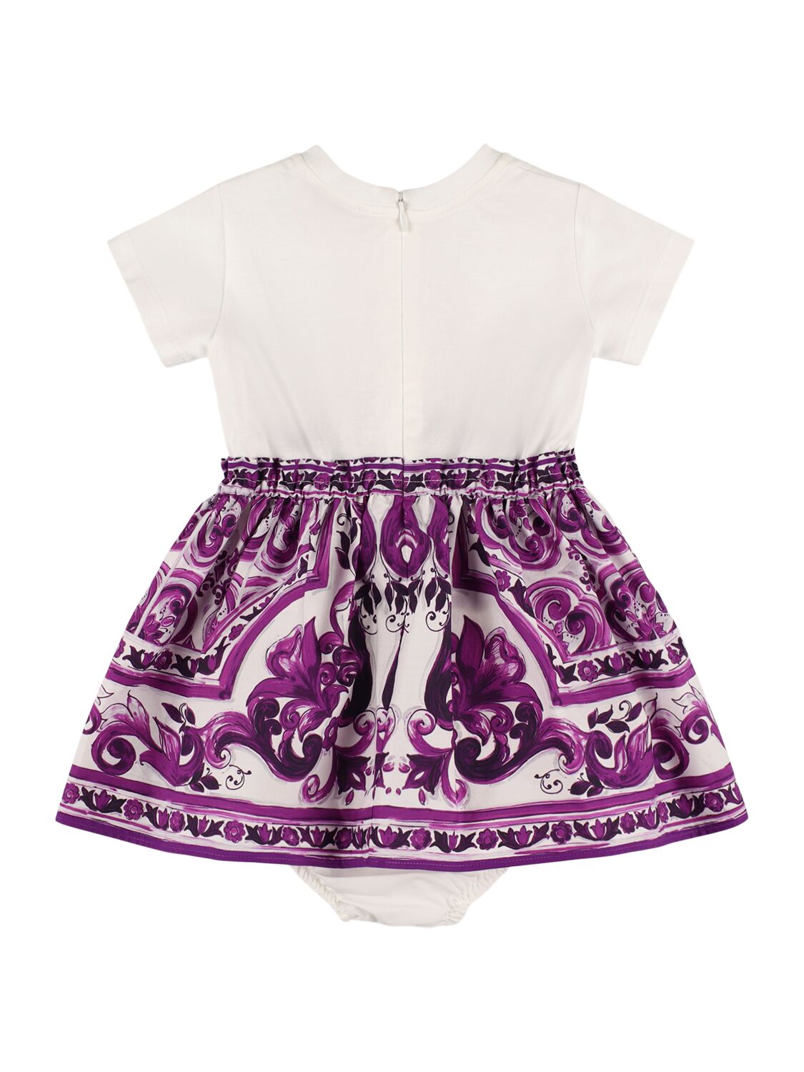 Dolce & Gabbana Printed Cotton Poplin Dress