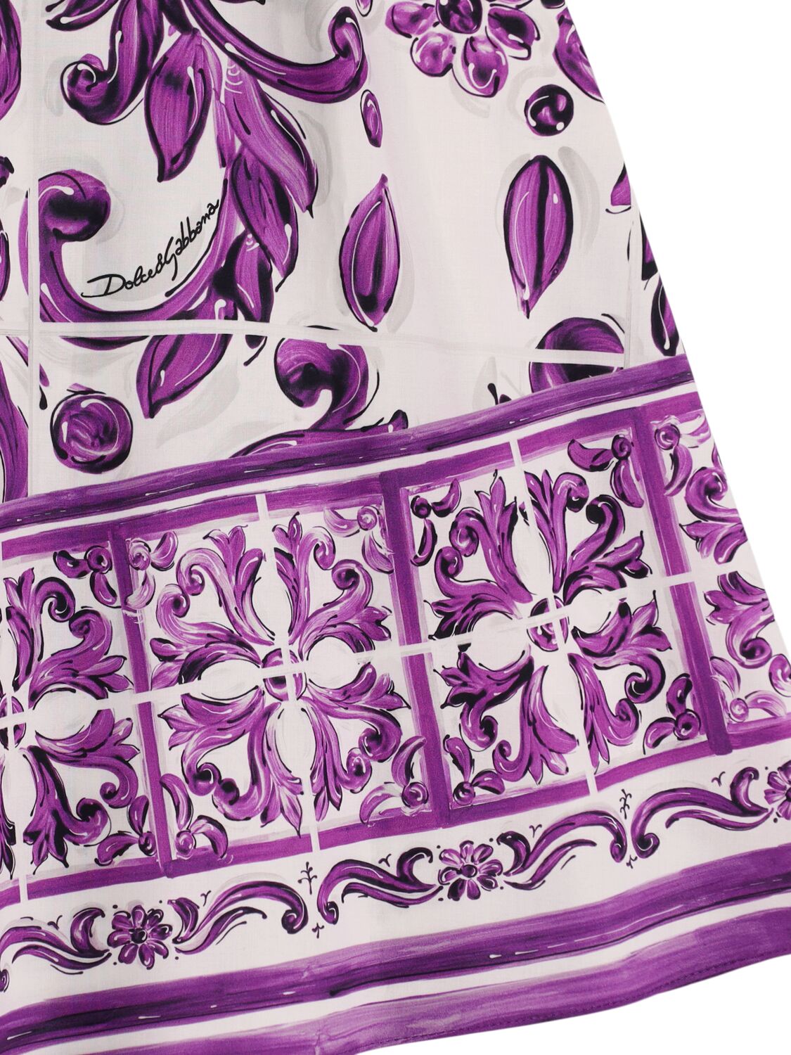 Dolce & Gabbana Printed Cotton Dress