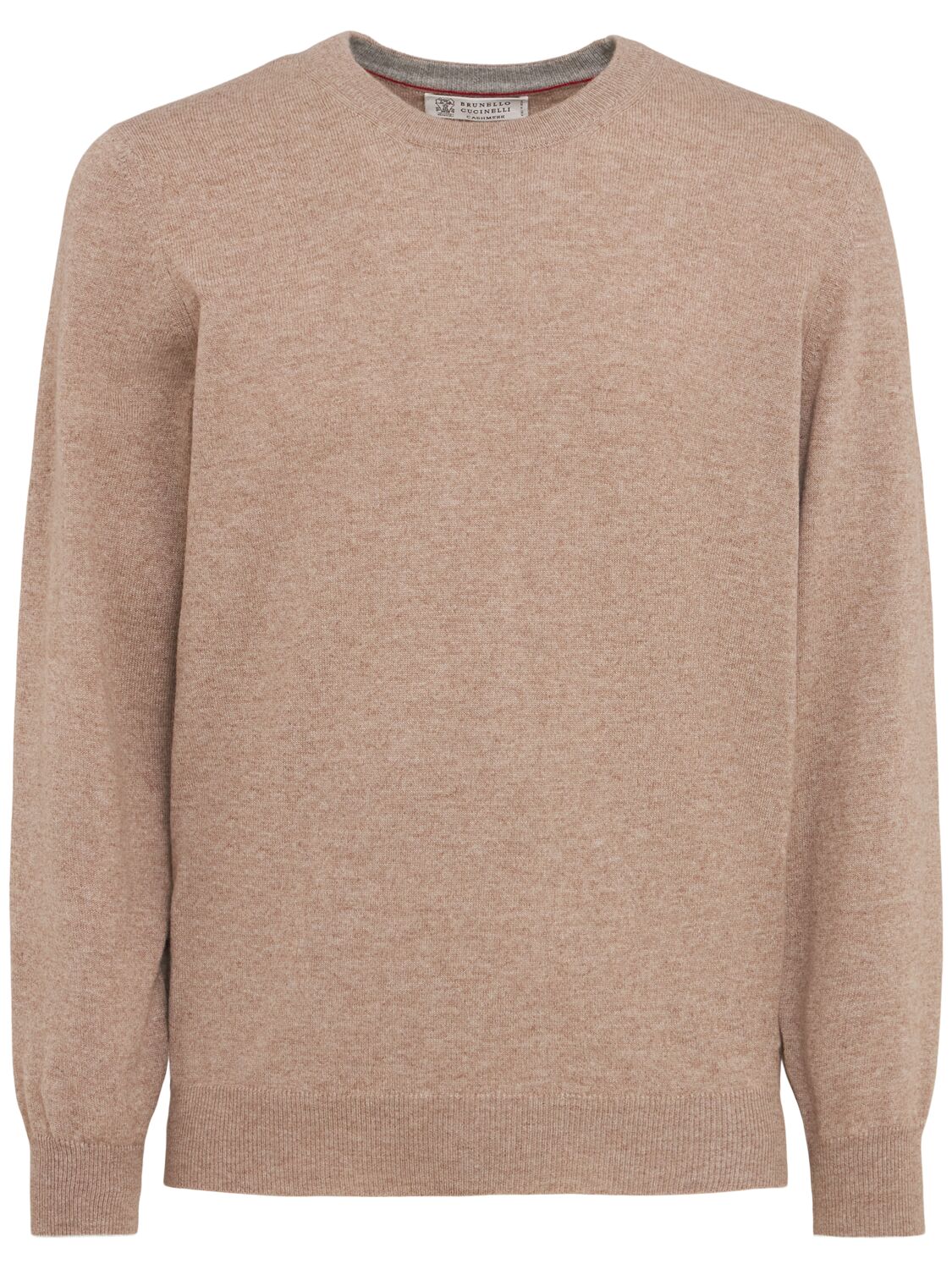 Pull-over À Col Rond En Maille De Cachemire - BRUNELLO CUCINELLI - Modalova