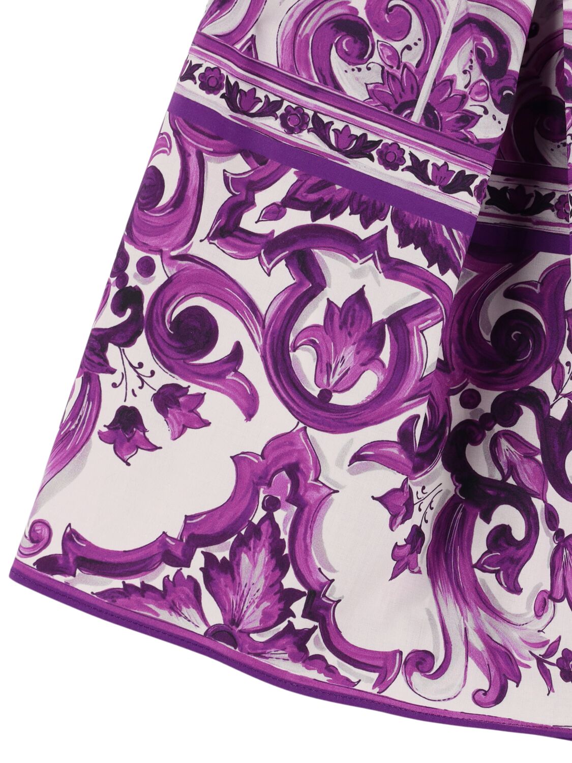Dolce & Gabbana Printed Cotton Skirt