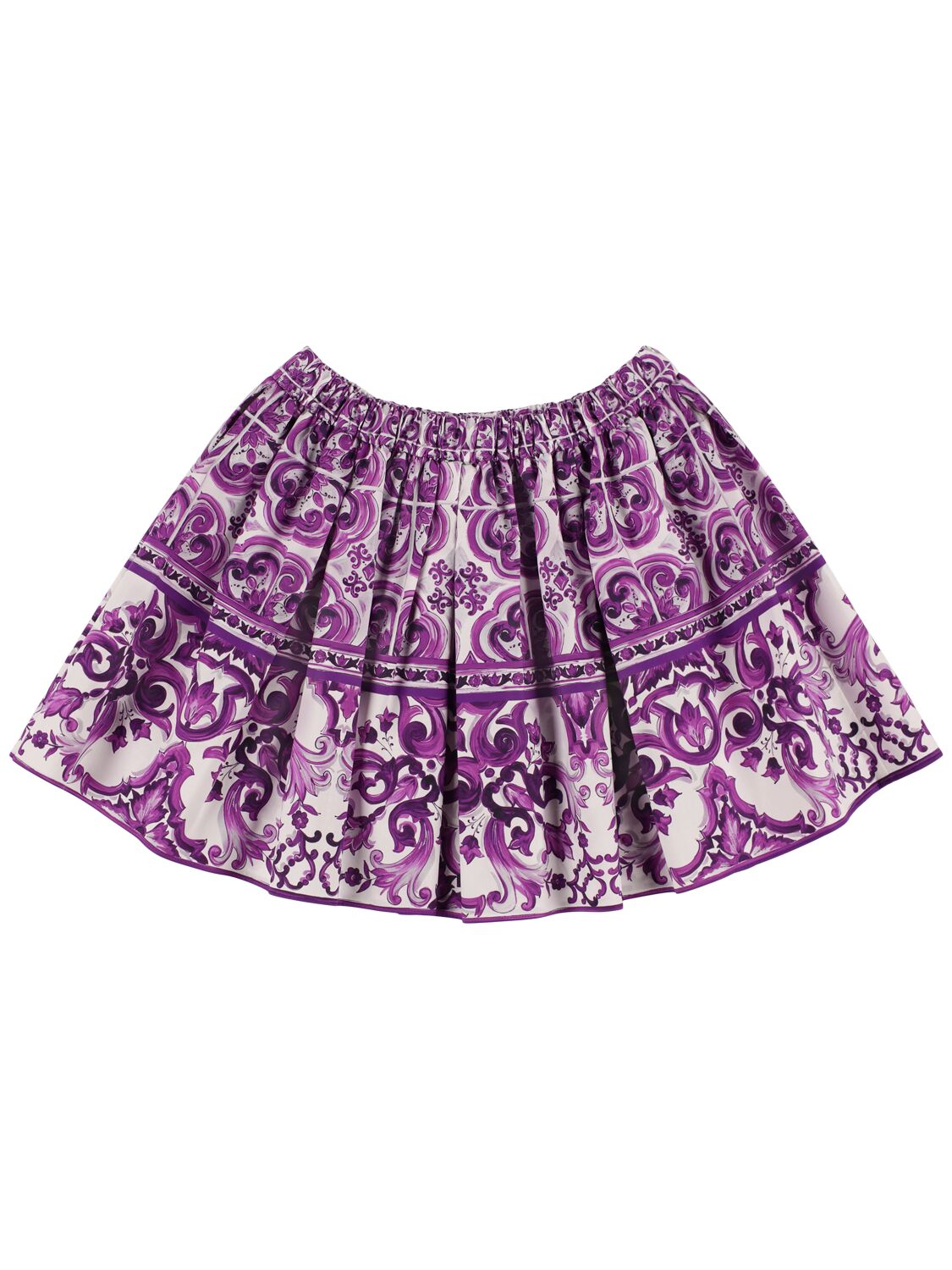 Dolce & Gabbana Printed Cotton Skirt