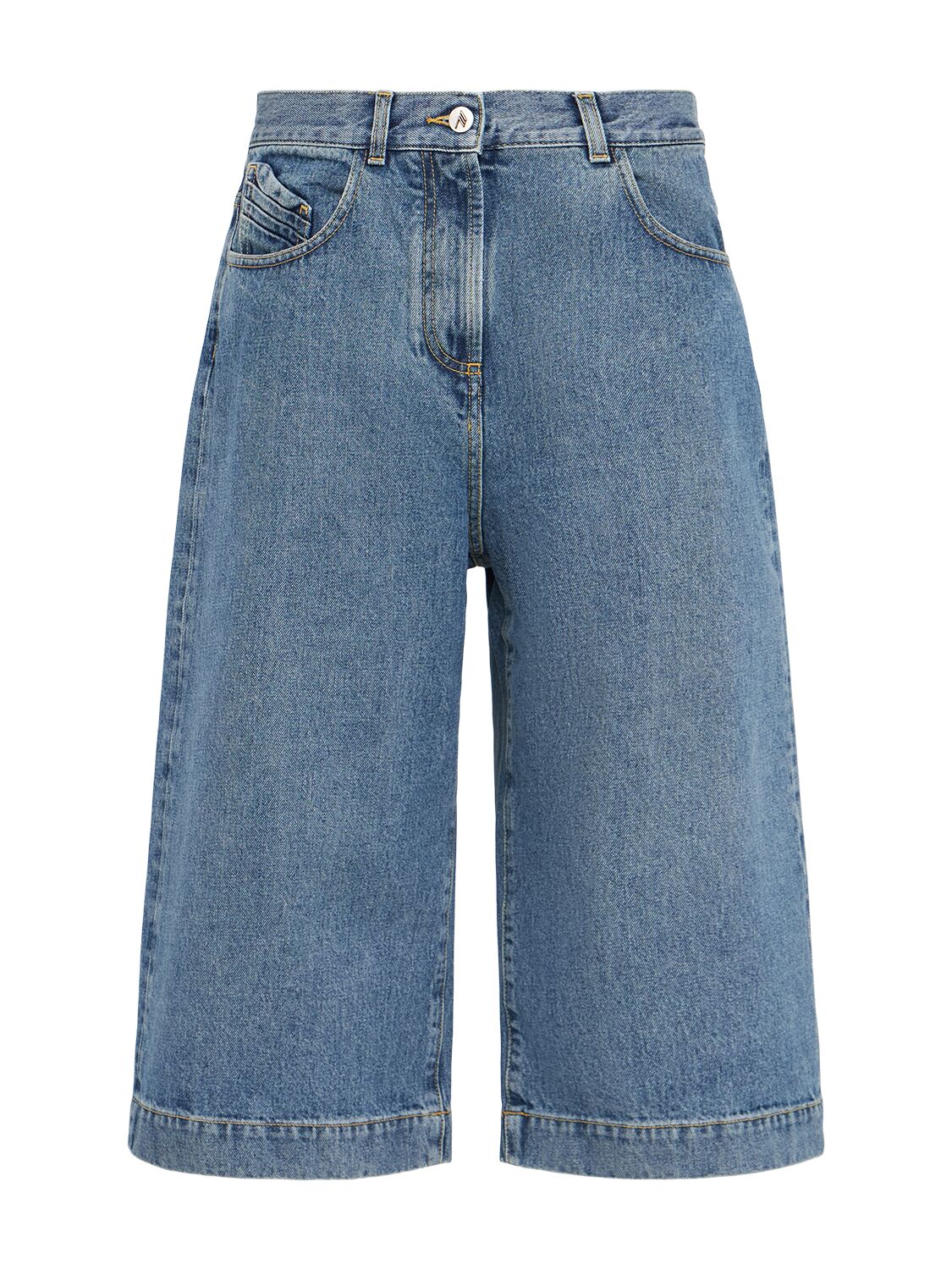 Attico Washed Denim Shorts