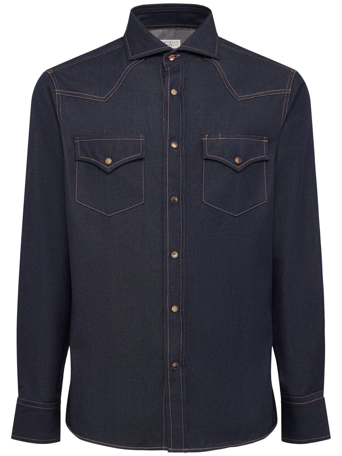 Western Cotton Denim Shirt
