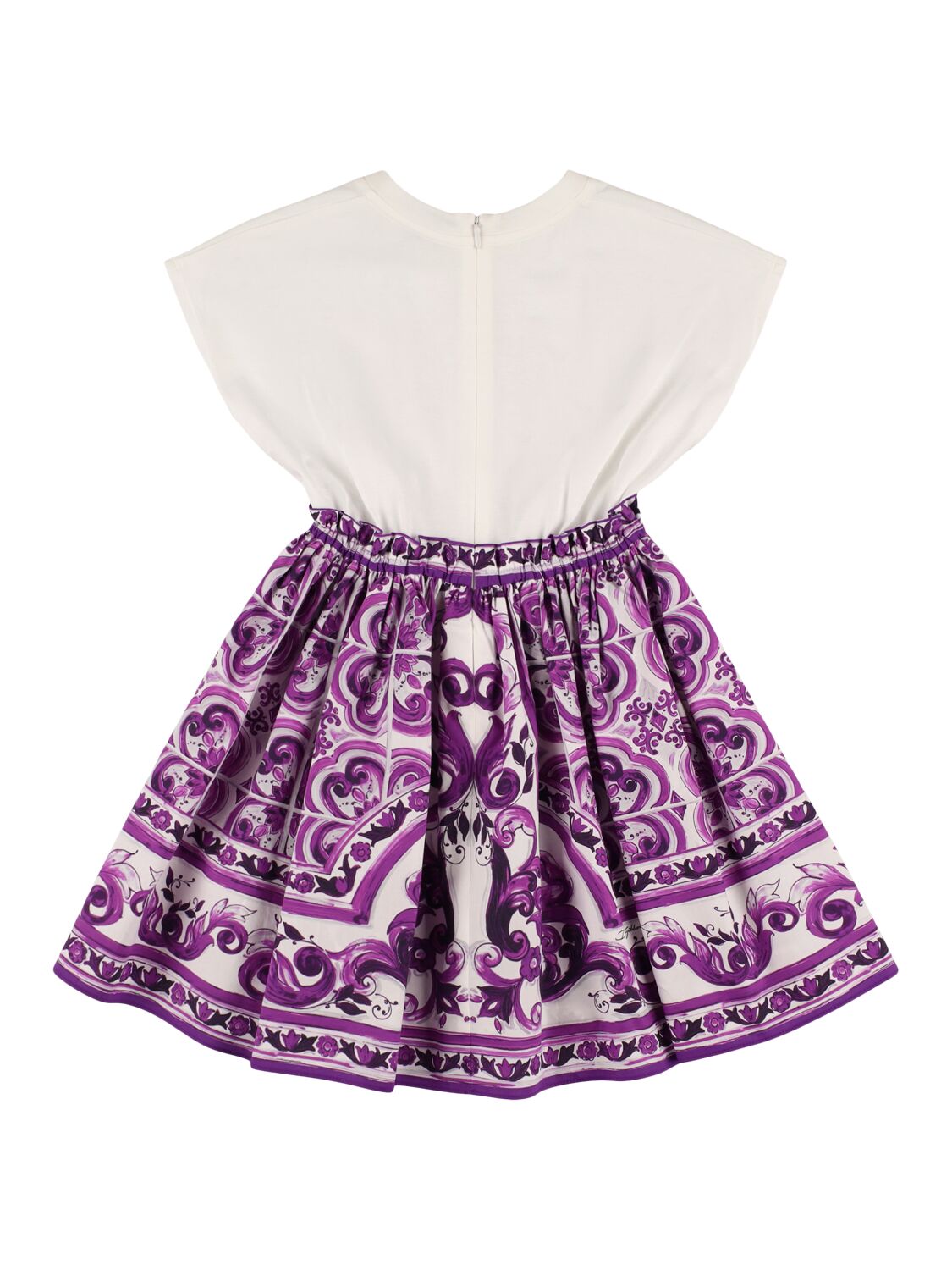 Dolce & Gabbana Printed Cotton Jersey Dress