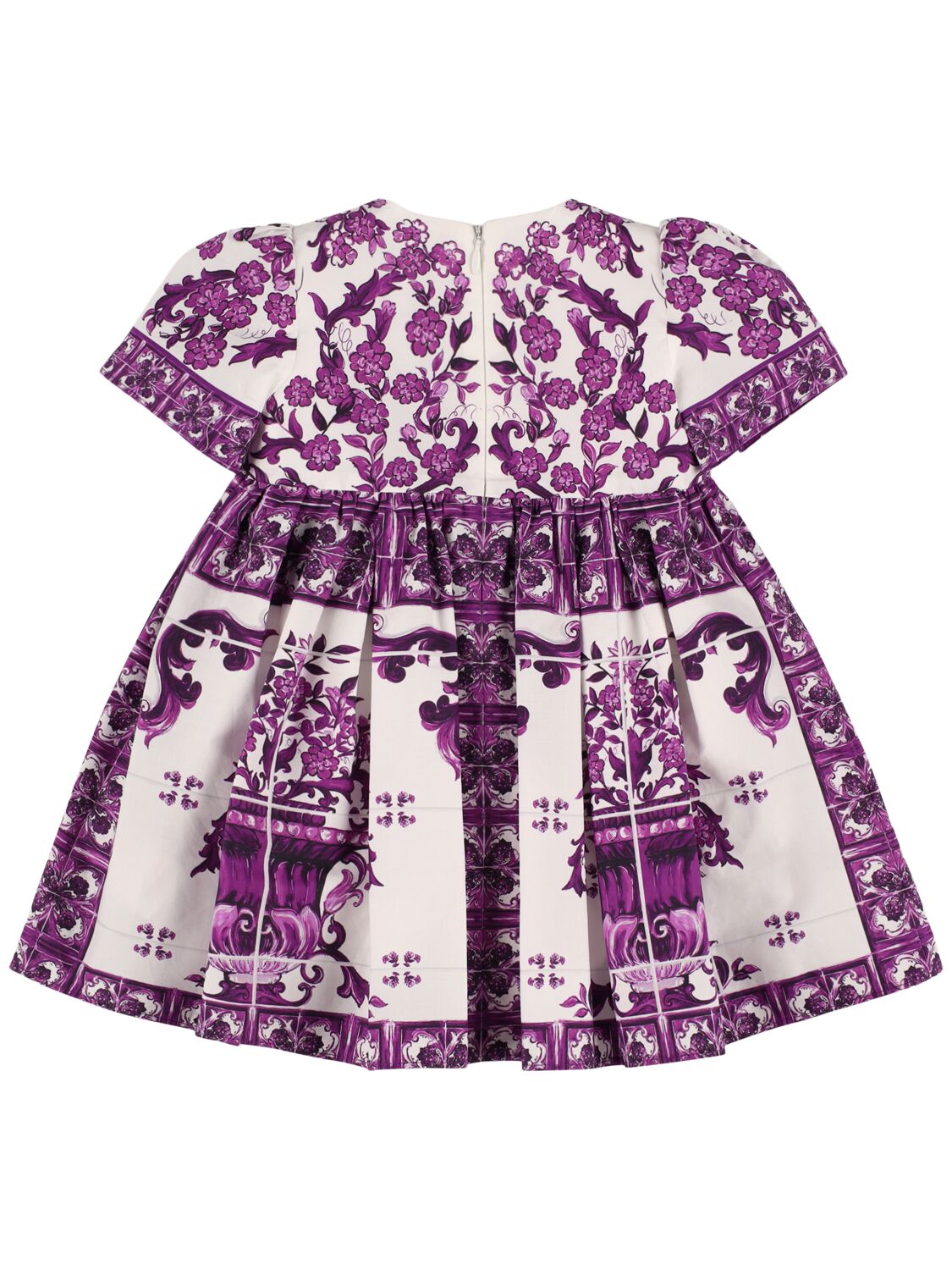 Dolce & Gabbana Printed Cotton Poplin Dress