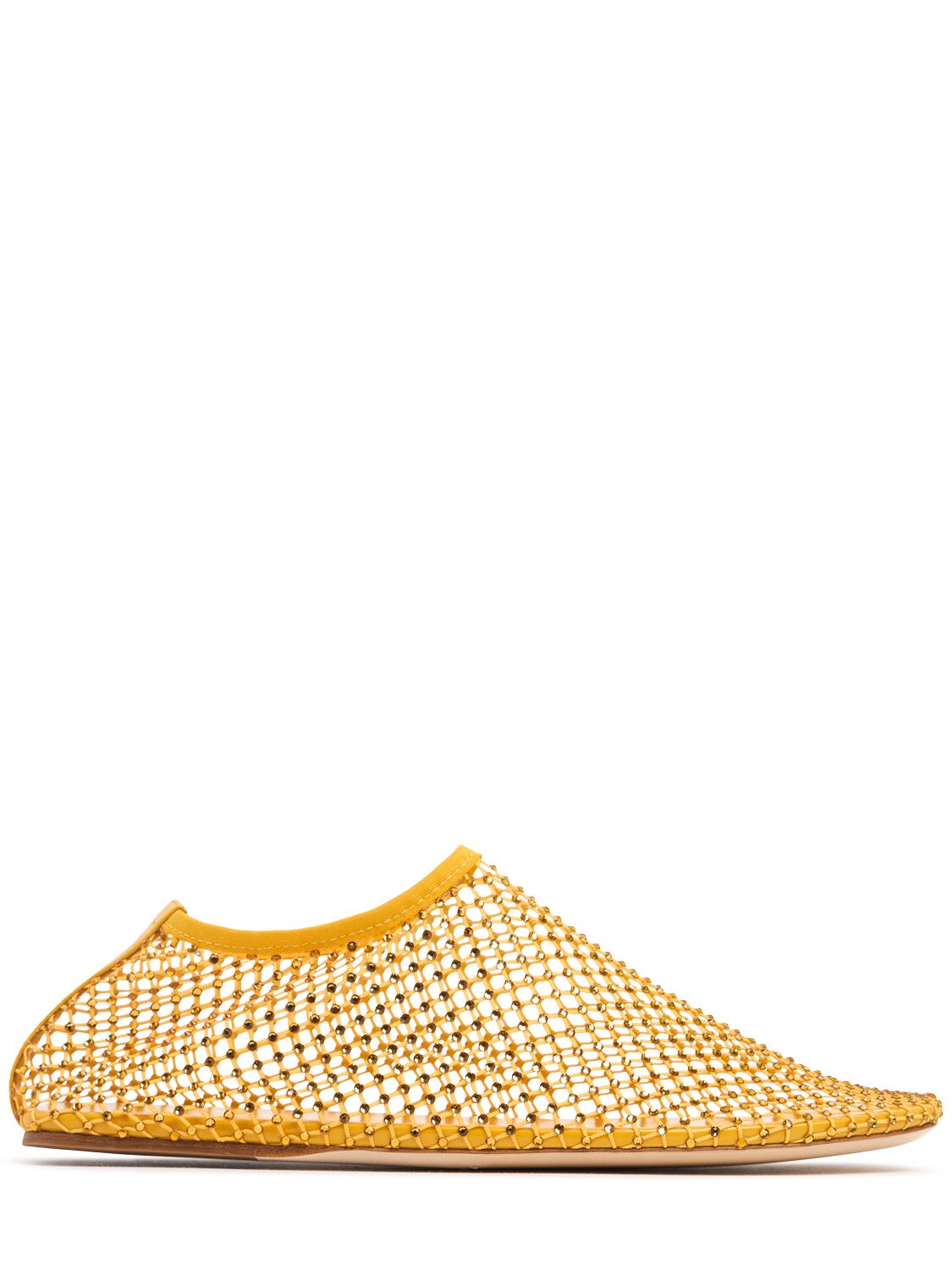 Christopher Esber 5mm Minette Flats In Orange
