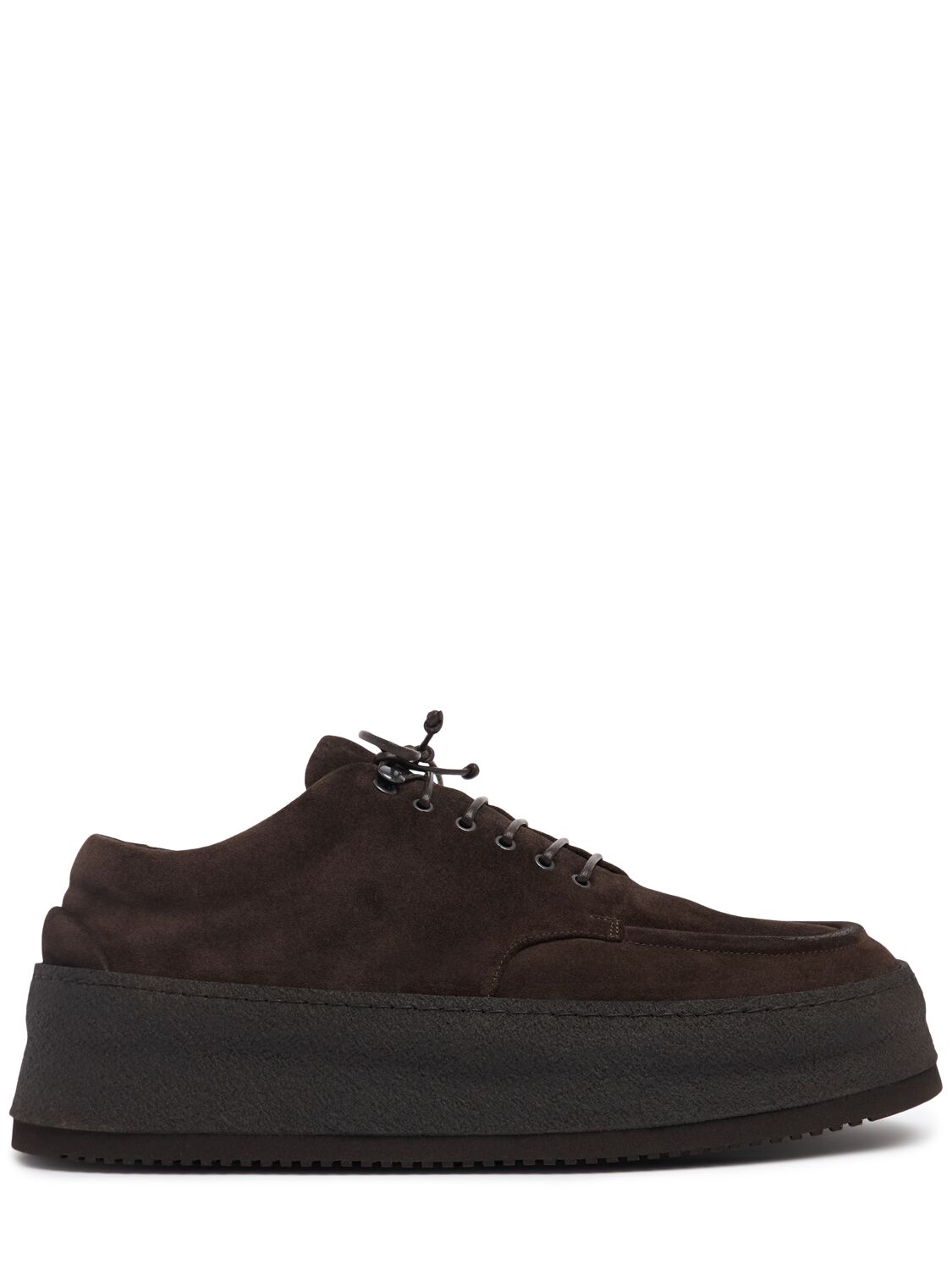 Marsèll Parapana Reversed Leather Sneakers In Brown