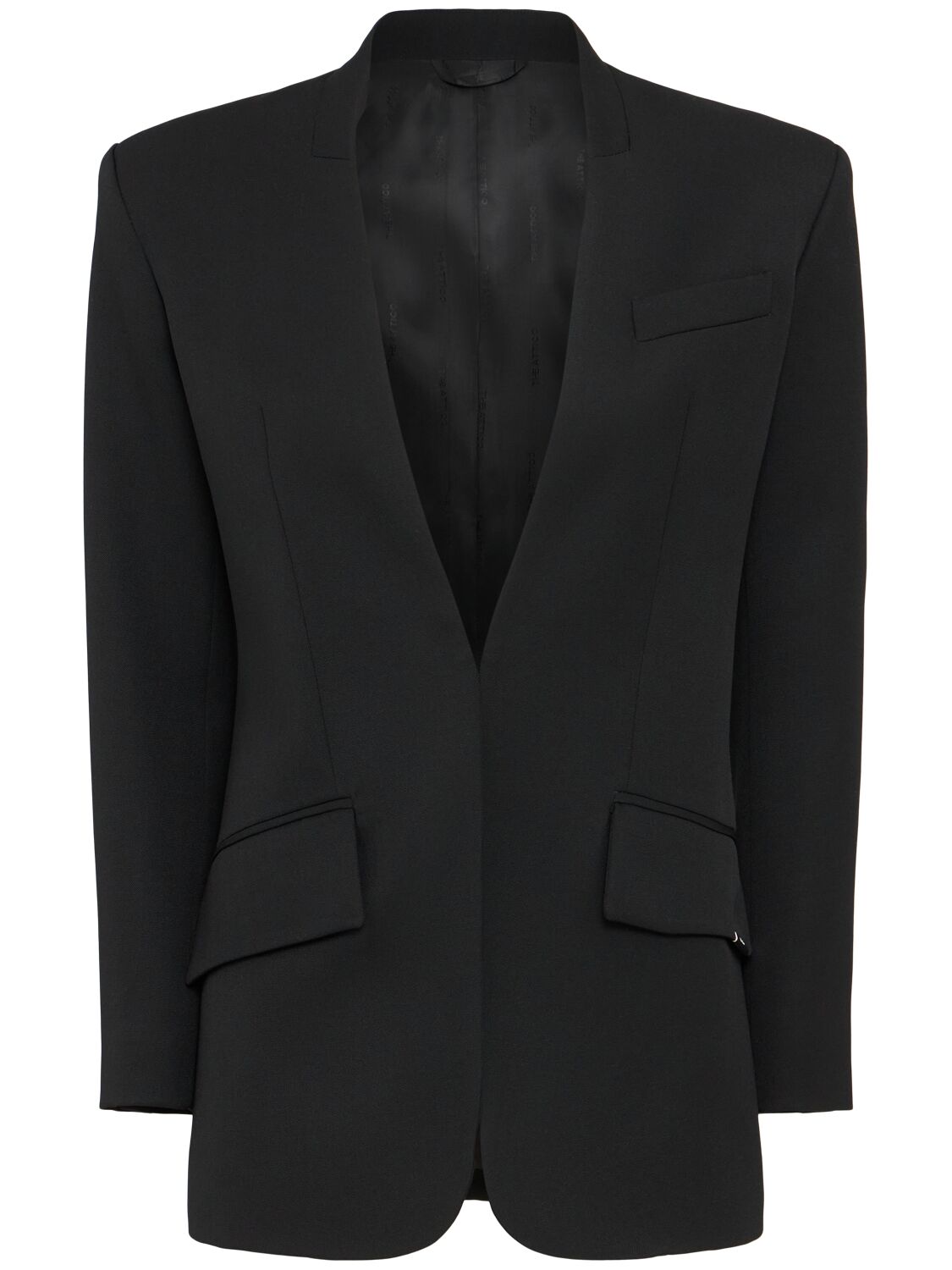 Blazer De Laine Vierge En Gabardine - THE ATTICO - Modalova
