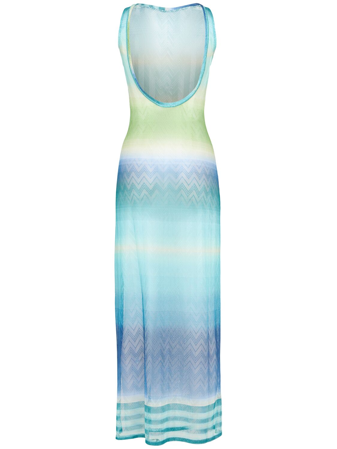 Missoni Long Coverup Blue And Green Gradient