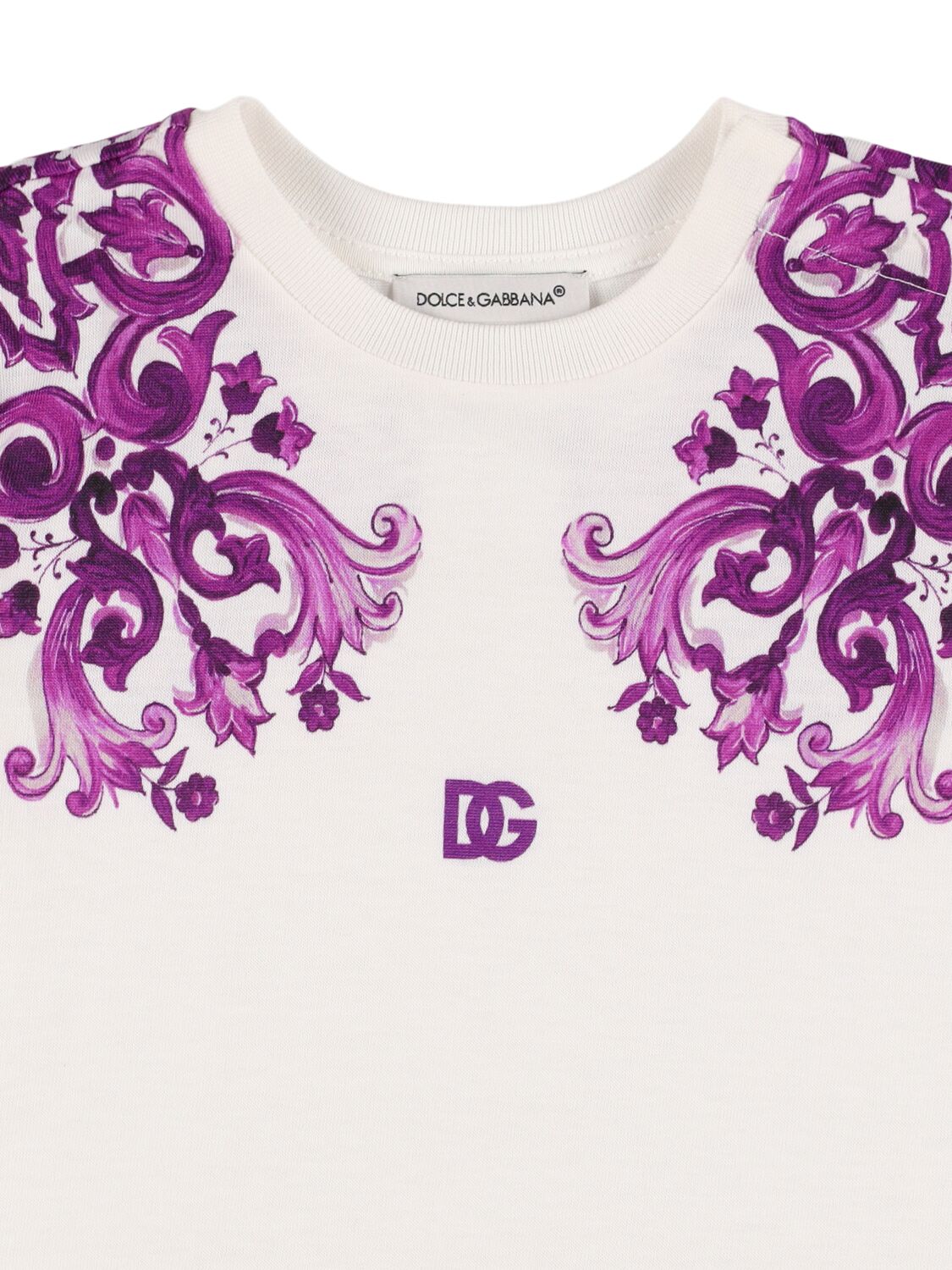 Dolce & Gabbana Printed Cotton Jersey T-shirt