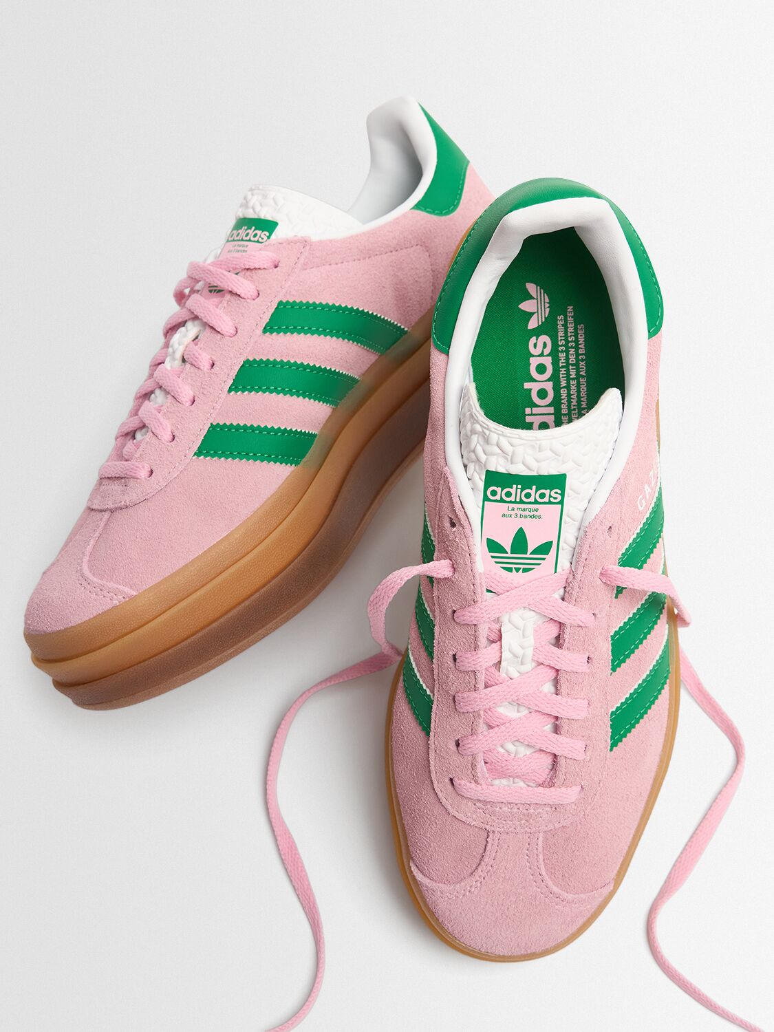 adidas gazelle silver green womens adidas Gazelle Bold W JI2705 main image 0