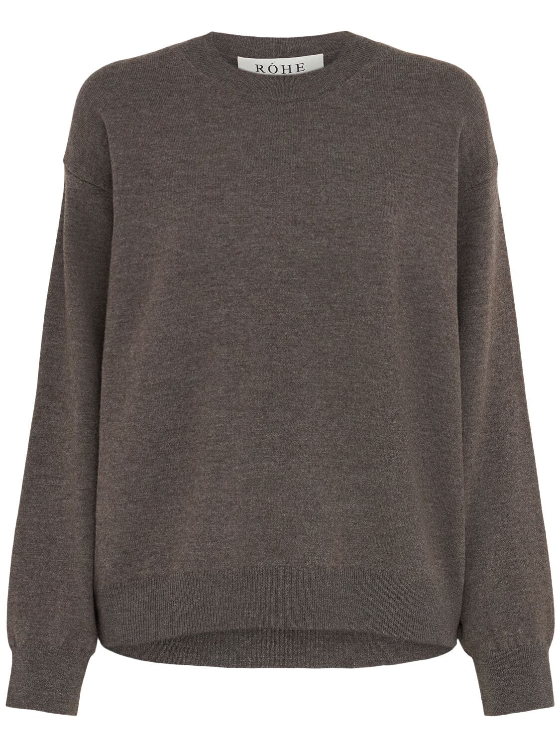 Wool Blend Crewneck Sweater