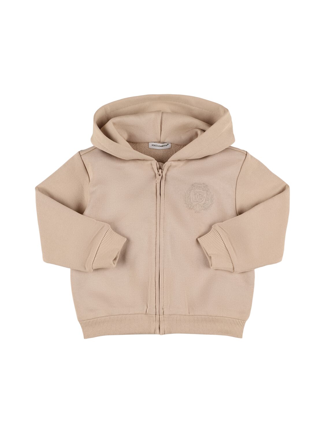 Dolce & Gabbana Cotton Zip Sweatshirt