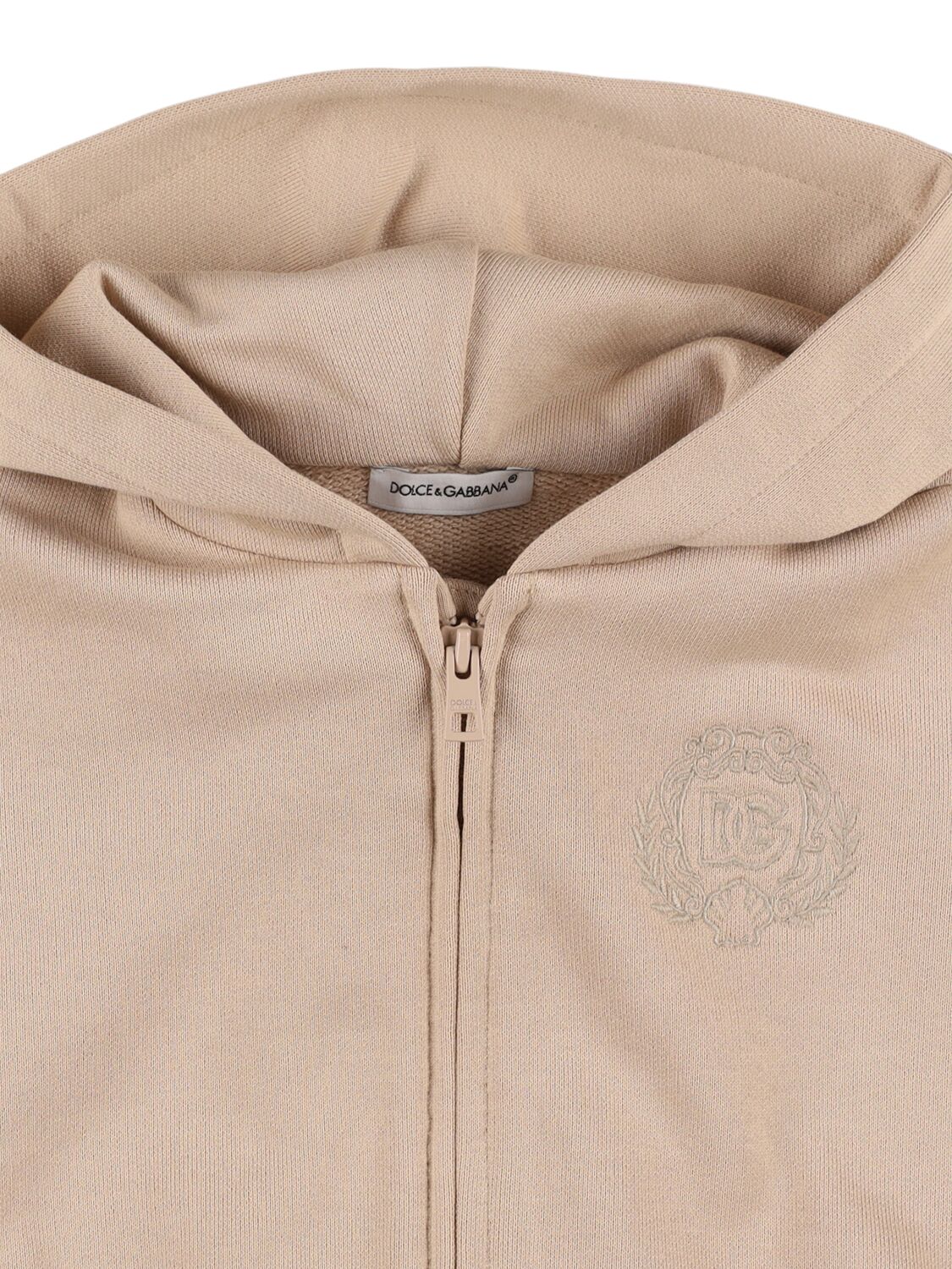 Dolce & Gabbana Cotton Zip Sweatshirt