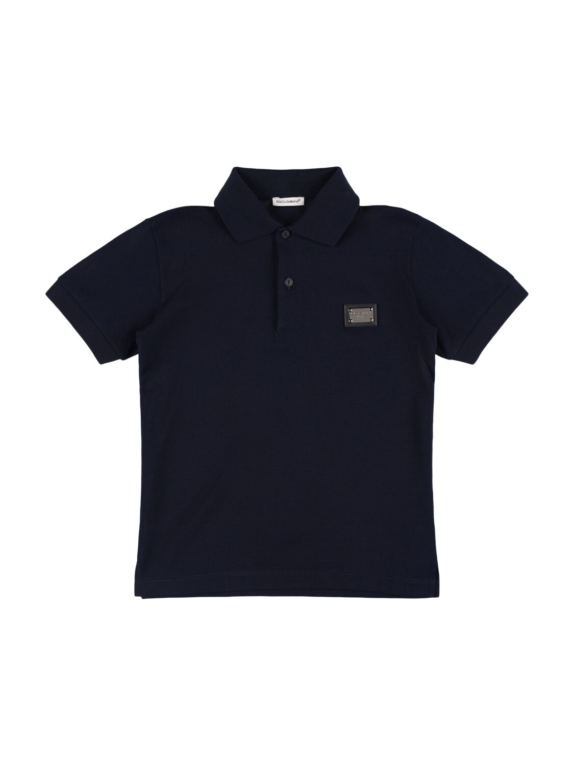 DOLCE & GABBANA Cotton Piqué Polo Shirt W/logo