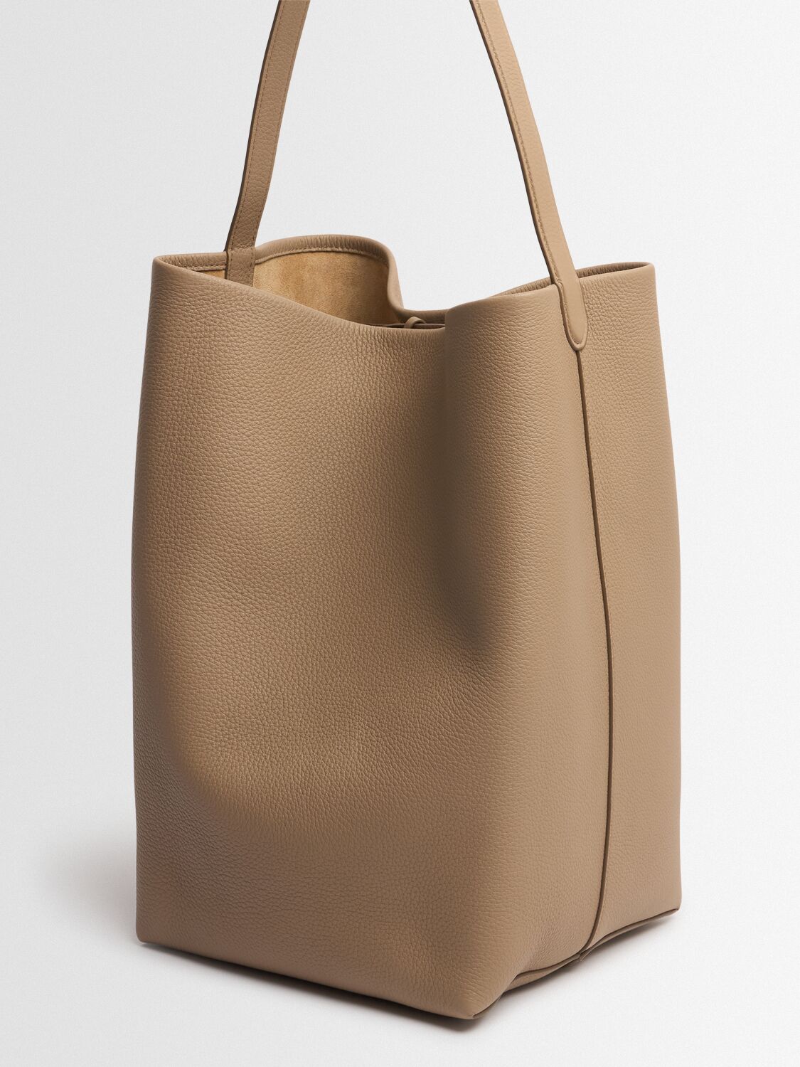 The Row Large N/s Park Grain Leather Bag