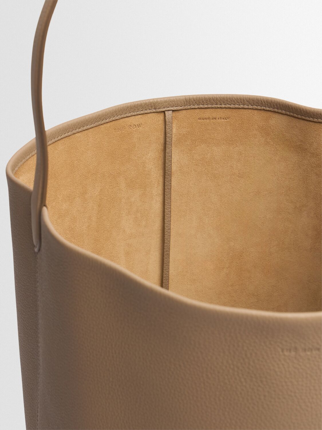 The Row Large N/s Park Grain Leather Bag