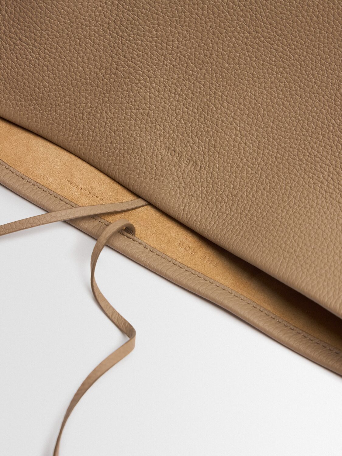 The Row Large N/s Park Grain Leather Bag