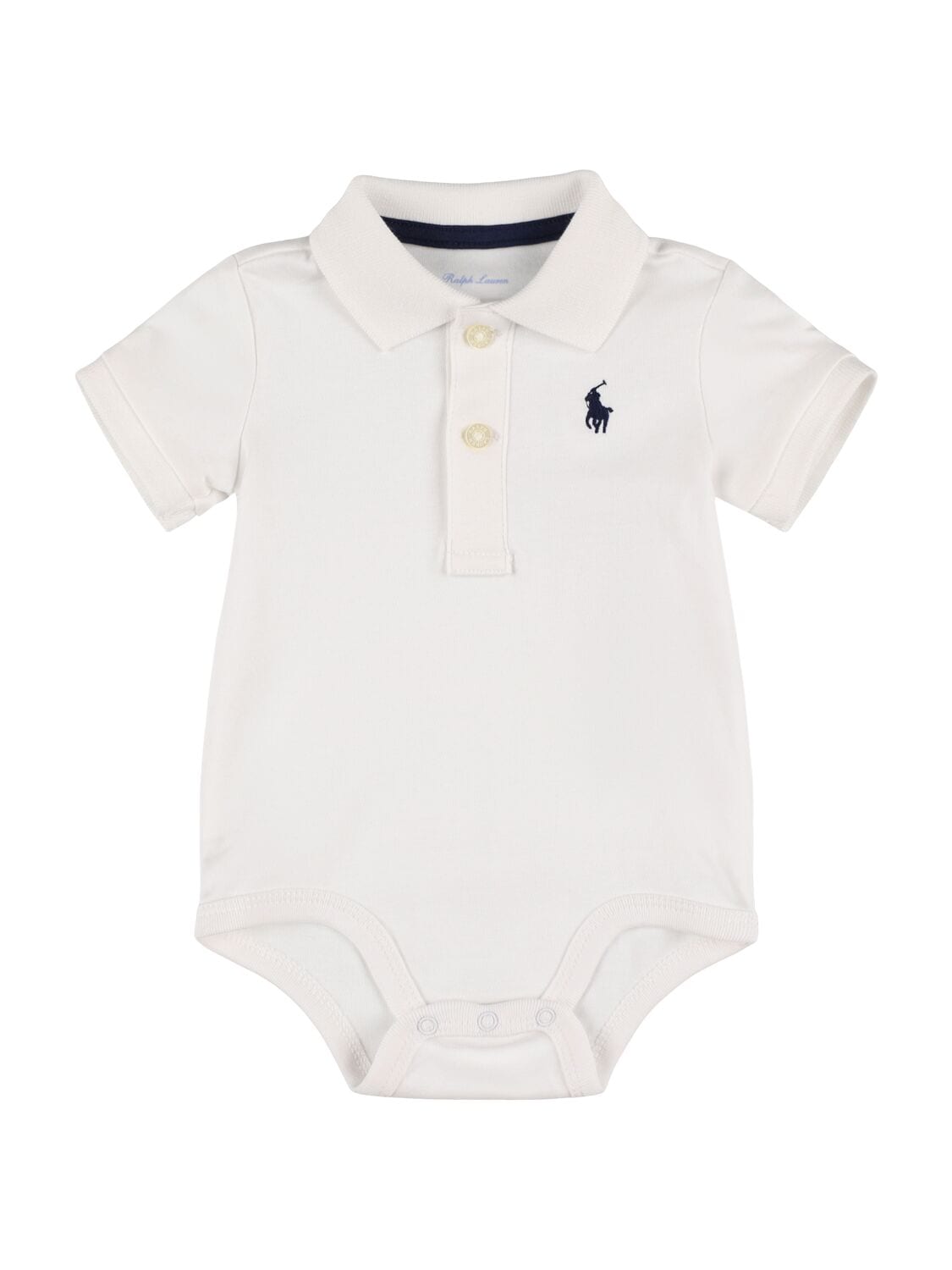 Cotton Polo Bodysuit