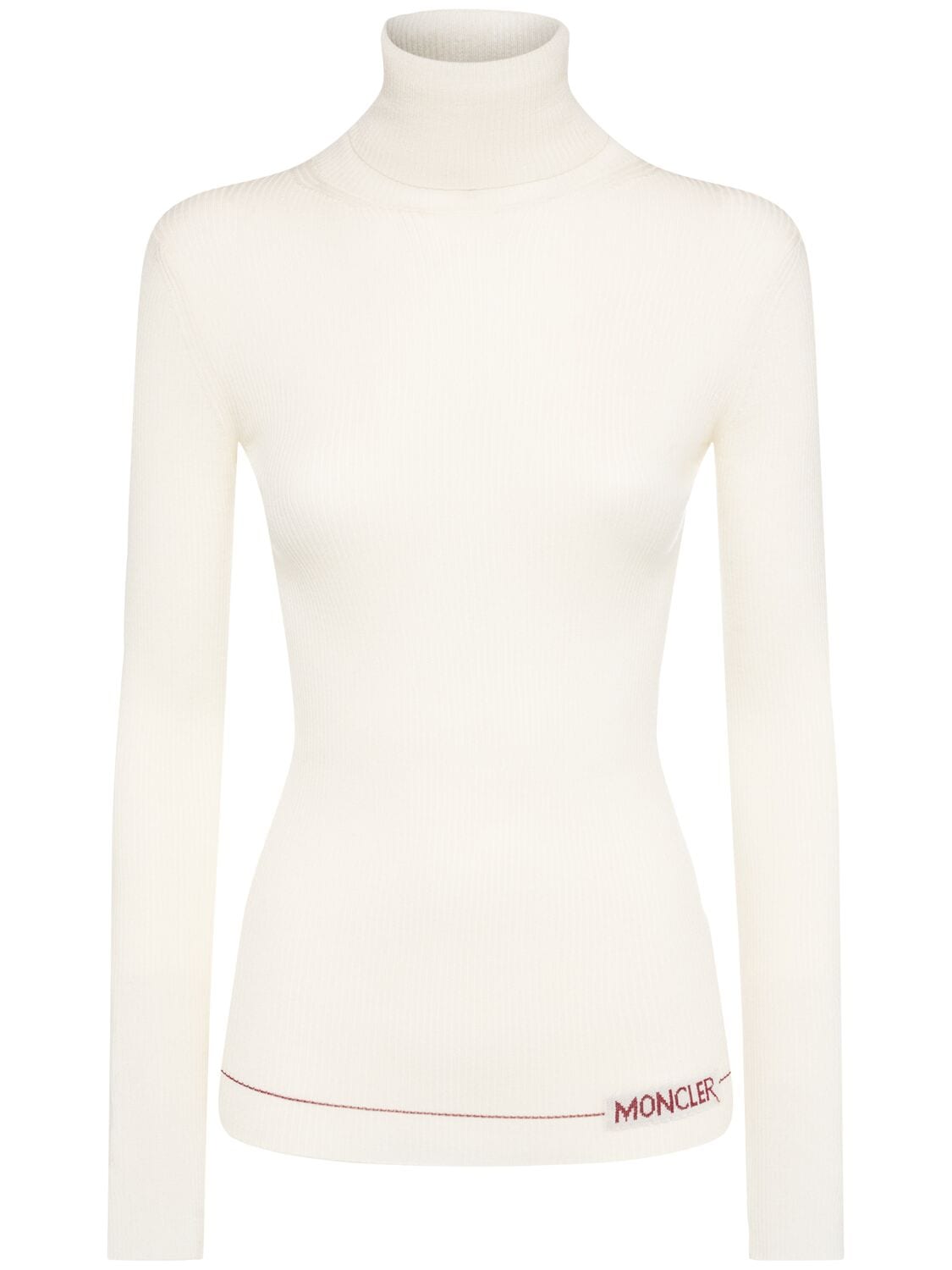 Logo Wool Polo Turtleneck T-shirt
