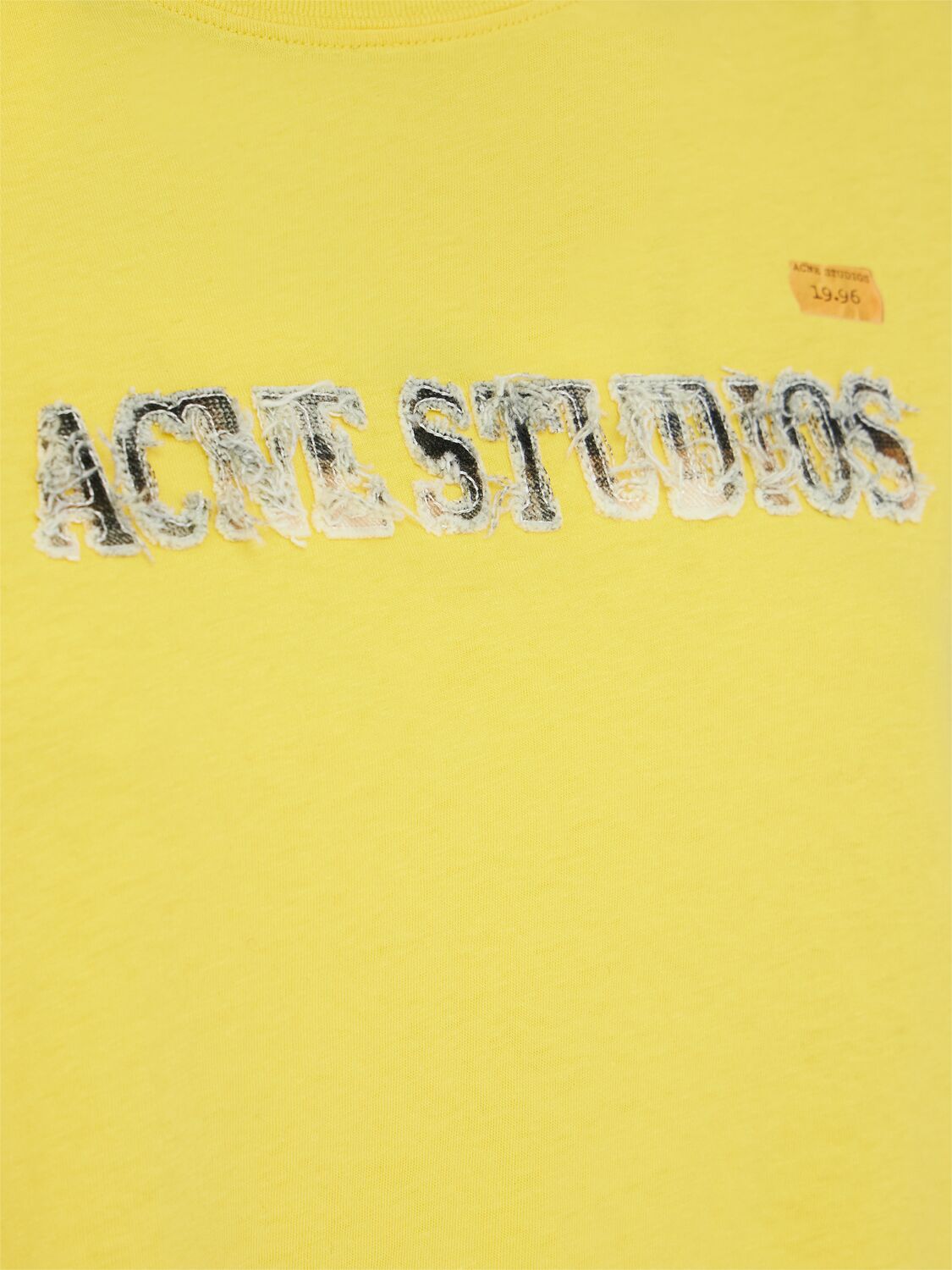 Acne Studios Edra Logo Jersey T-shirt
