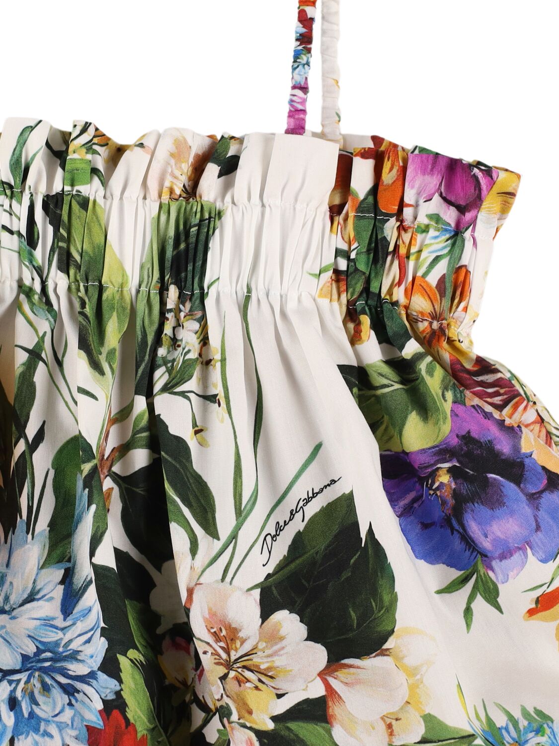 Dolce & Gabbana Printed Cotton Poplin Top & Shorts
