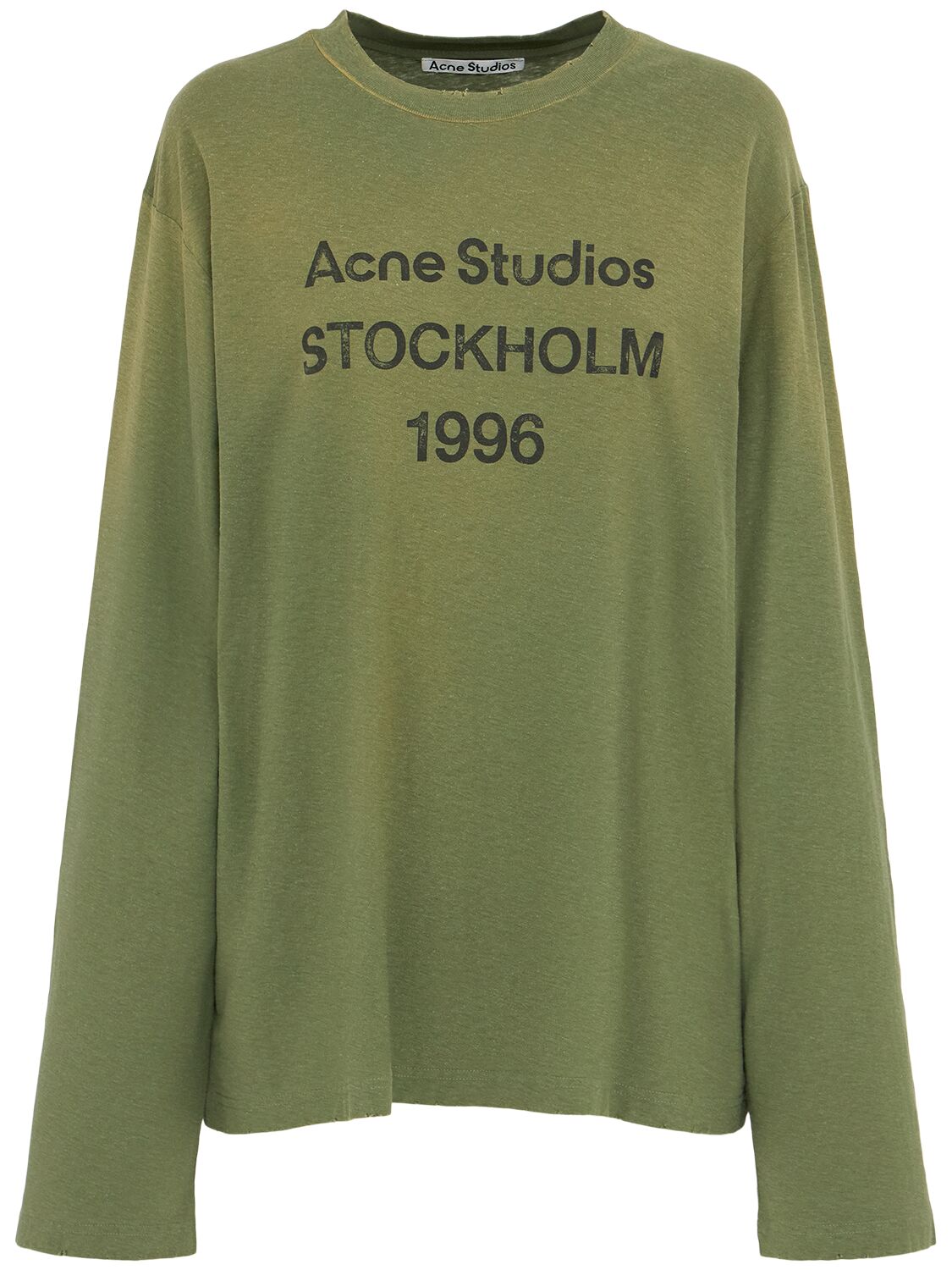 ACNE STUDIOS Edden U 1996 Organic Cotton L/s T-shirt