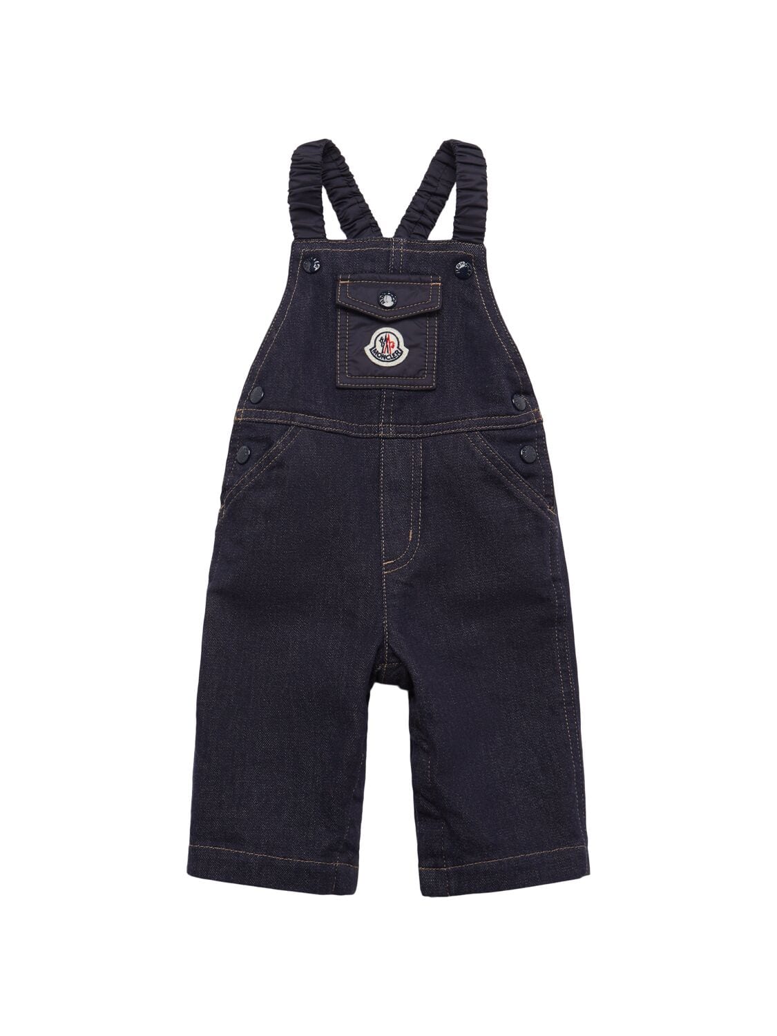 Cotton Blend Denim Overalls