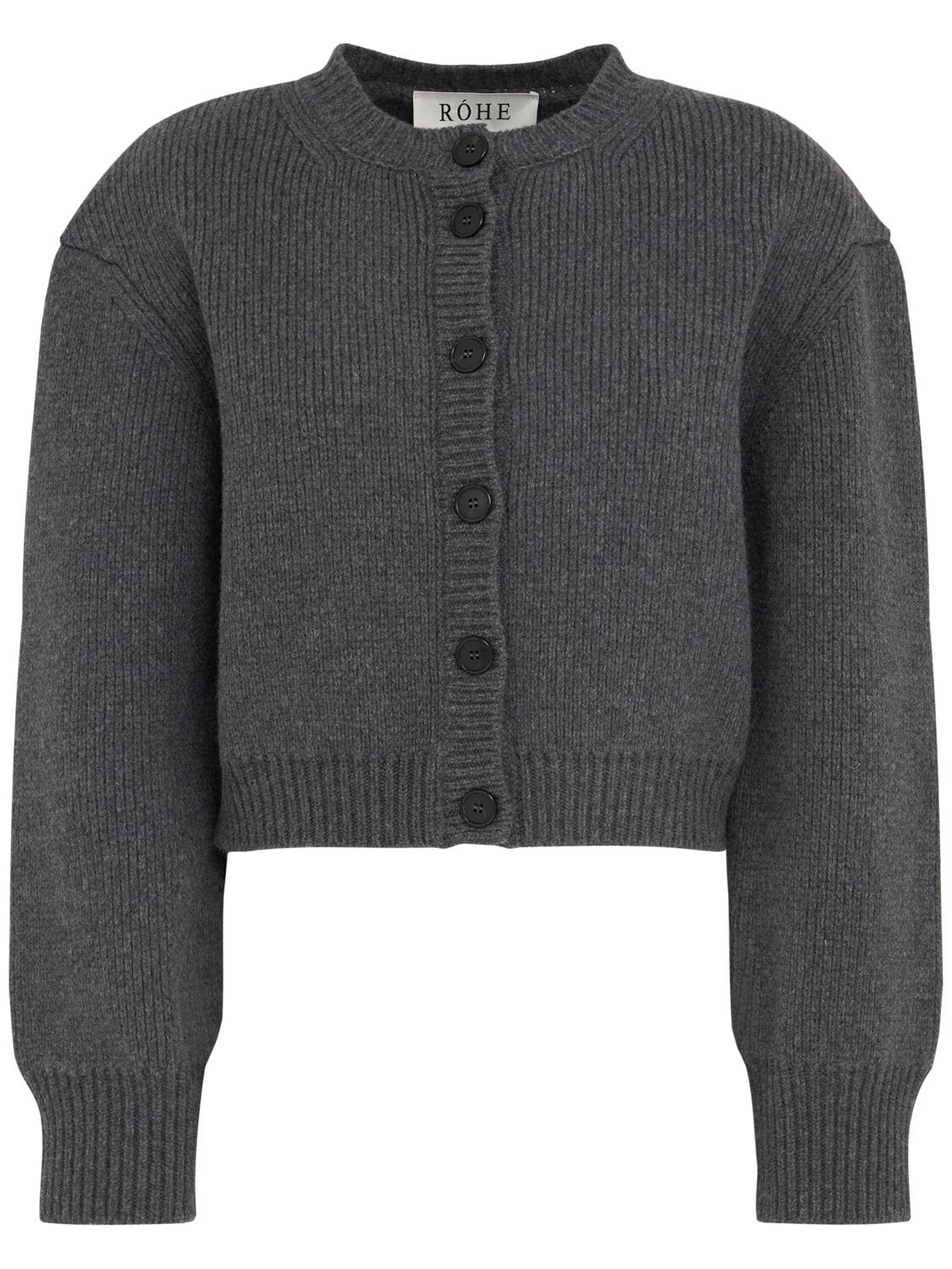 Statement Padded Wool Cardigan