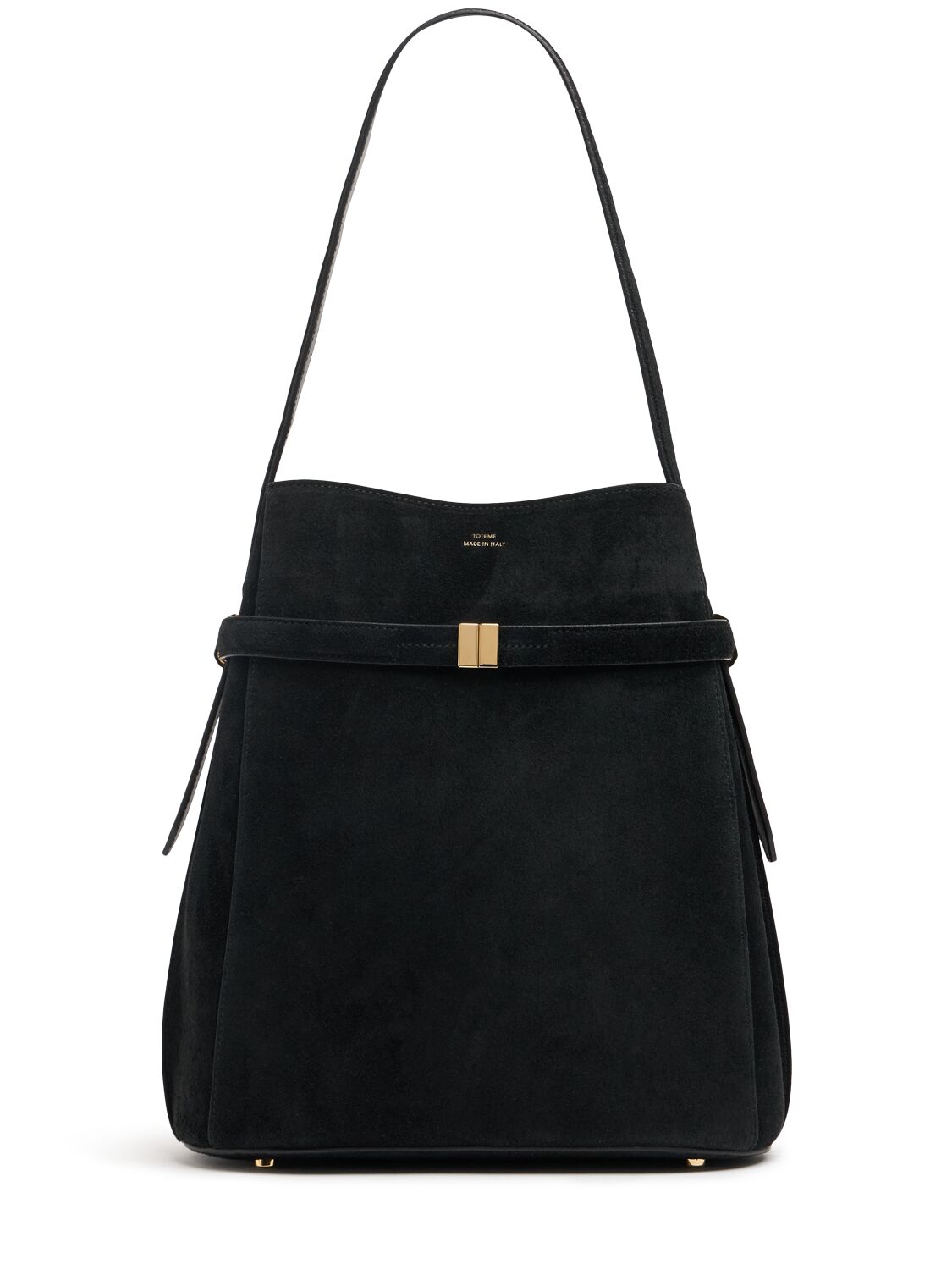 Totême Belted Suede Bucket Bag