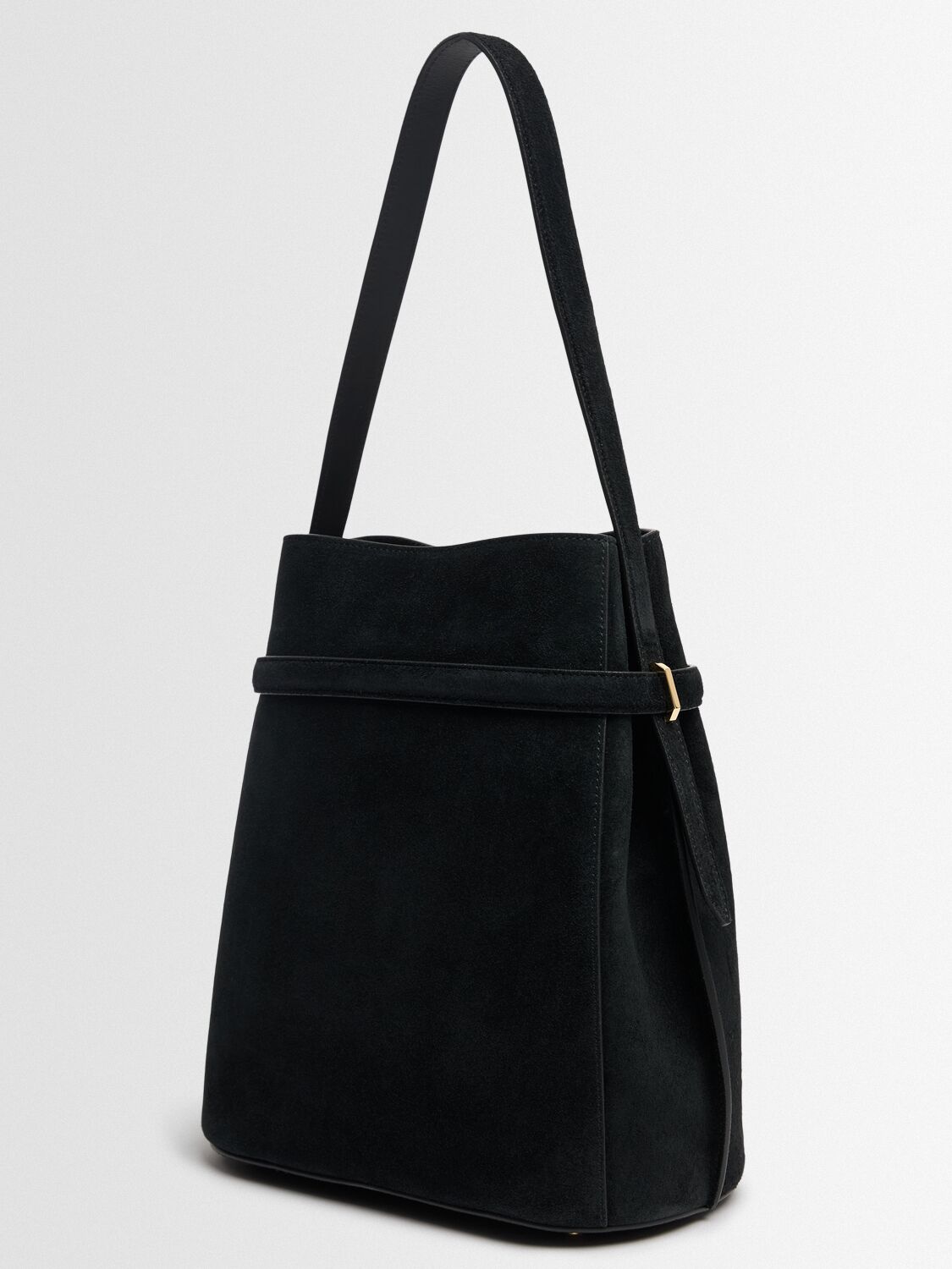 Totême Belted Suede Bucket Bag