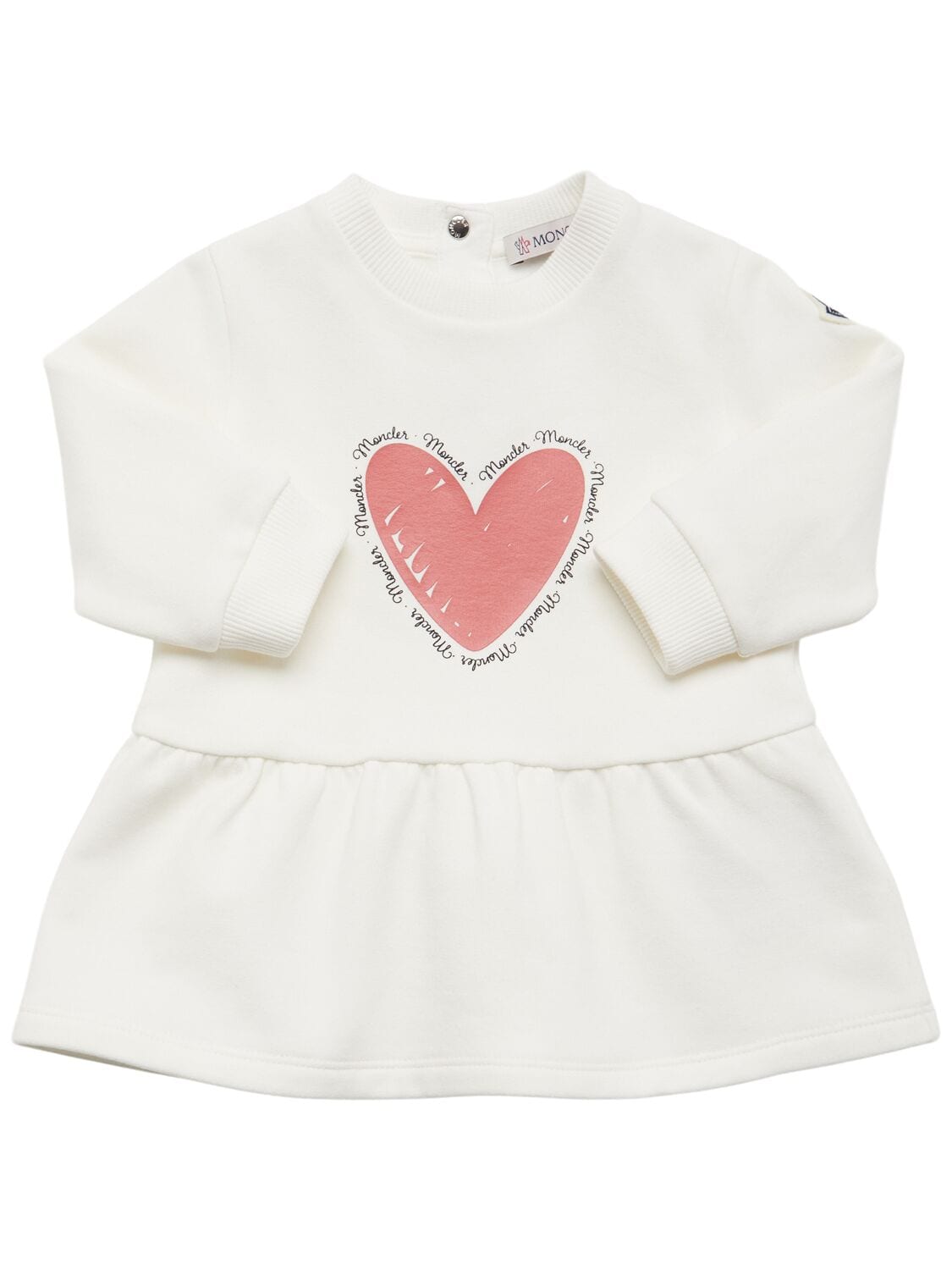 Heart Logo Cotton Blend Dress