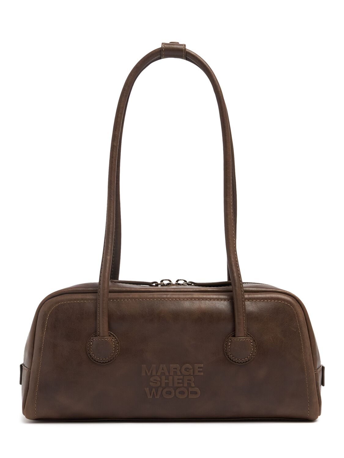 MARGESHERWOOD Soft Boston Ew Leather Shoulder Bag