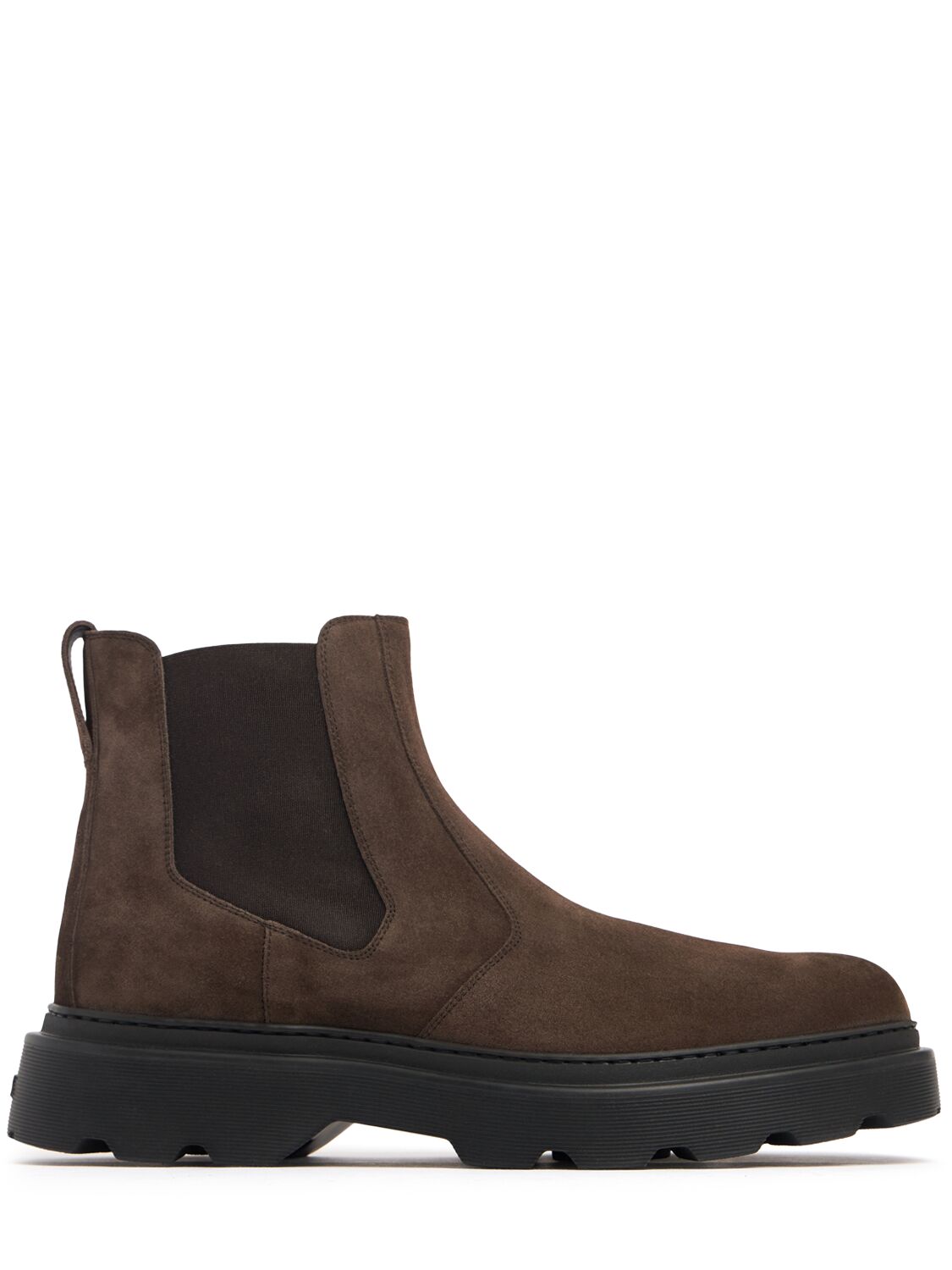 Tod's Suede Boots In Brown