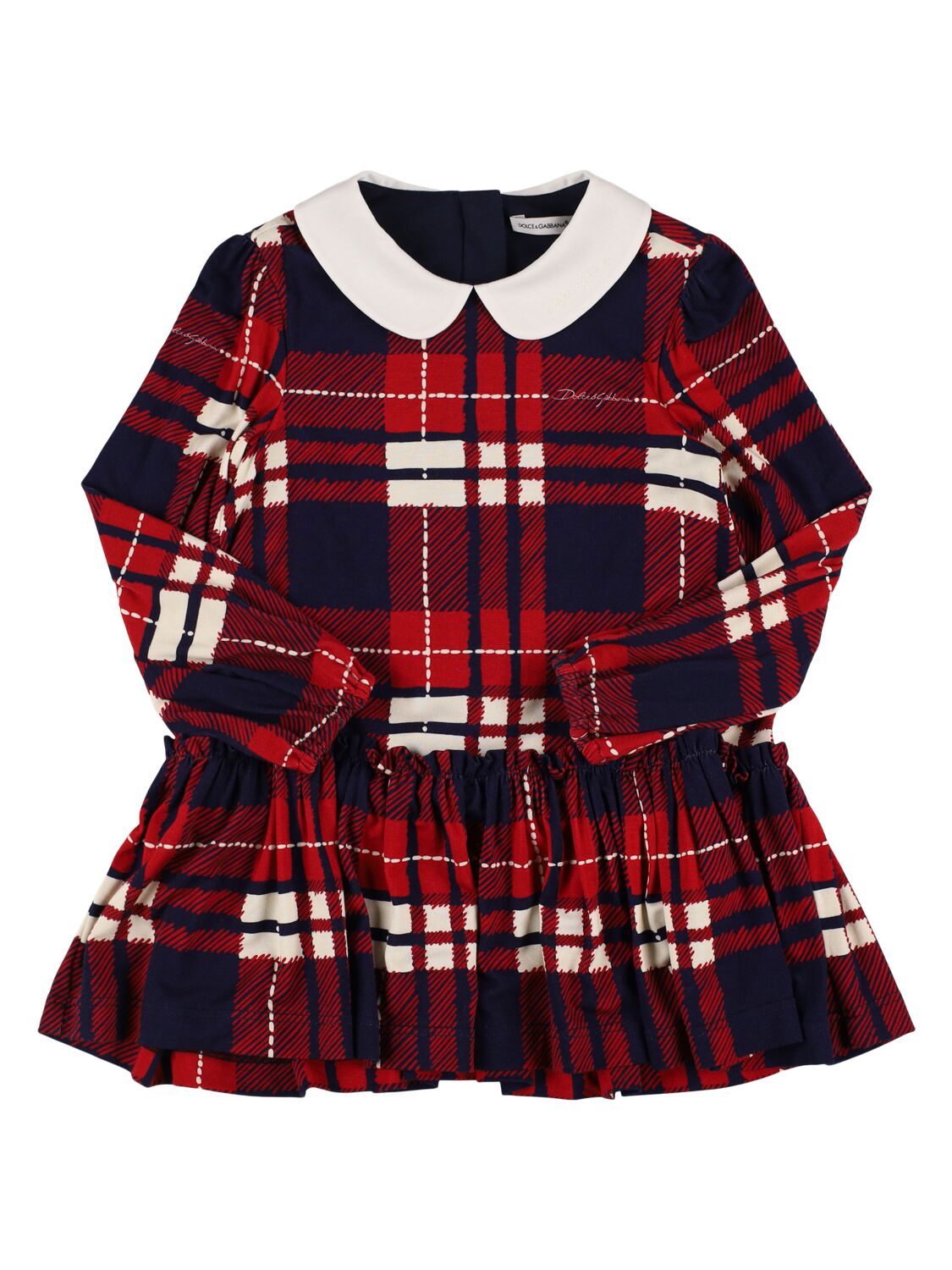 DOLCE & GABBANA Check Print Dress