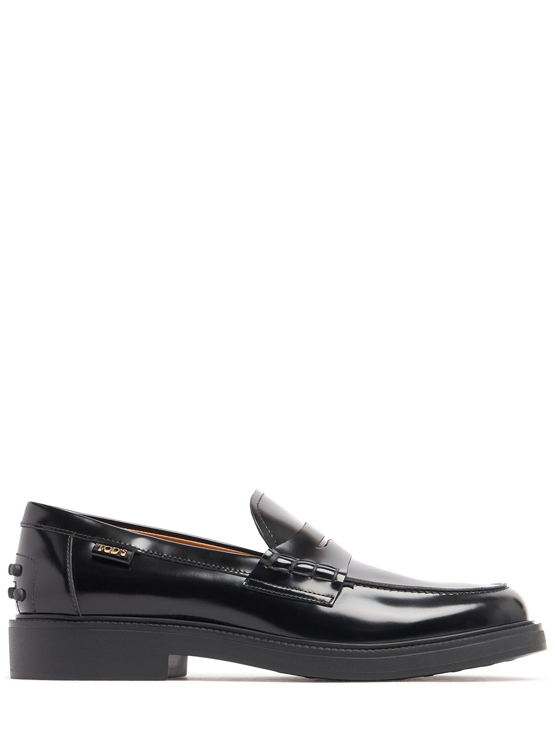 TOD'S 20mm Brushed Leather Loafers