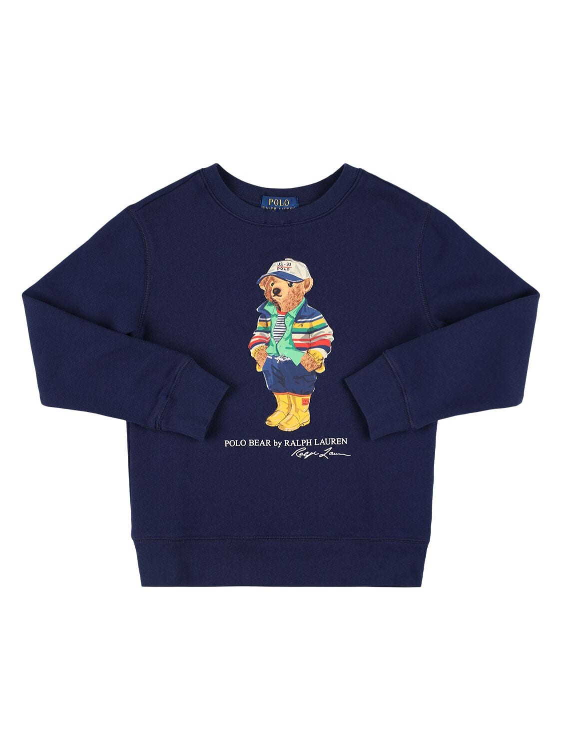Bear Print Cotton Sweatshirt