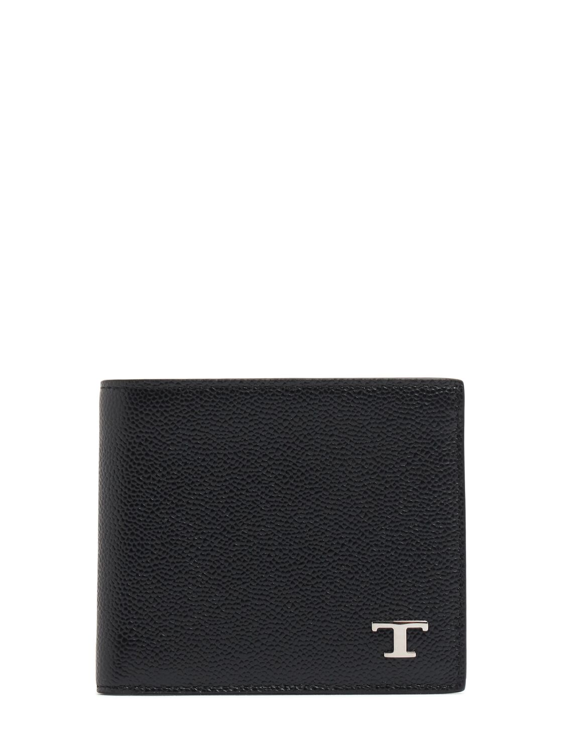 Tod's T Leather Wallet In Black