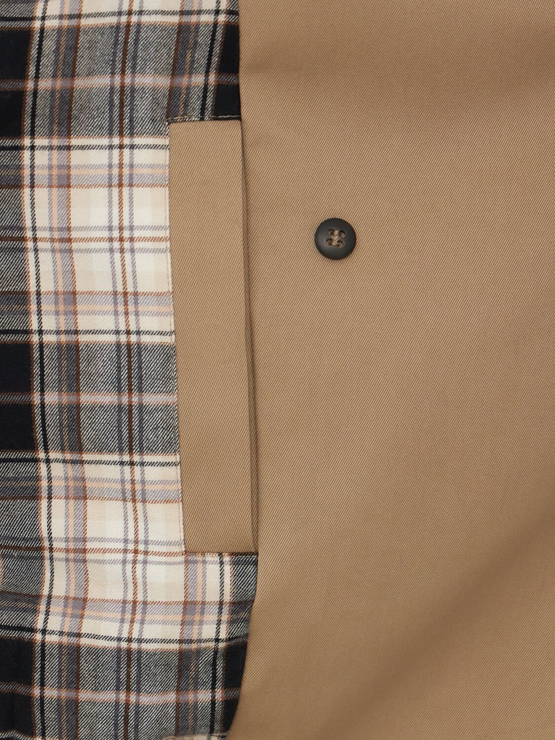 Acne Studios Raincoat With Belted Waist And High Collar In Beige