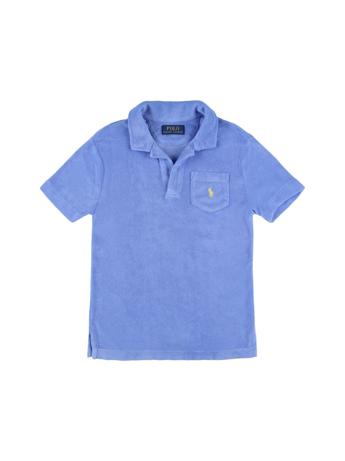 Striped Cotton Blend Piquet Polo Shirt