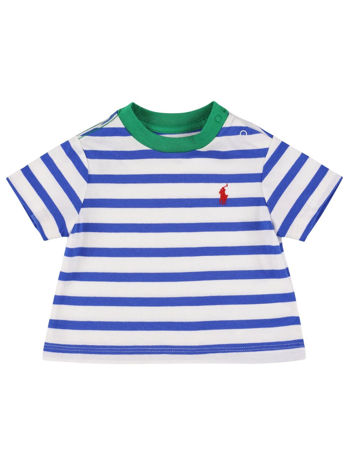 Printed Cotton Jersey T-shirt W/logo