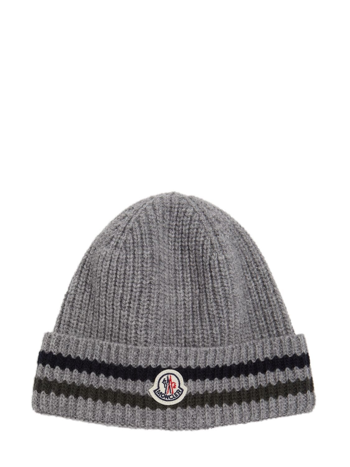 Striped Virgin Wool Beanie