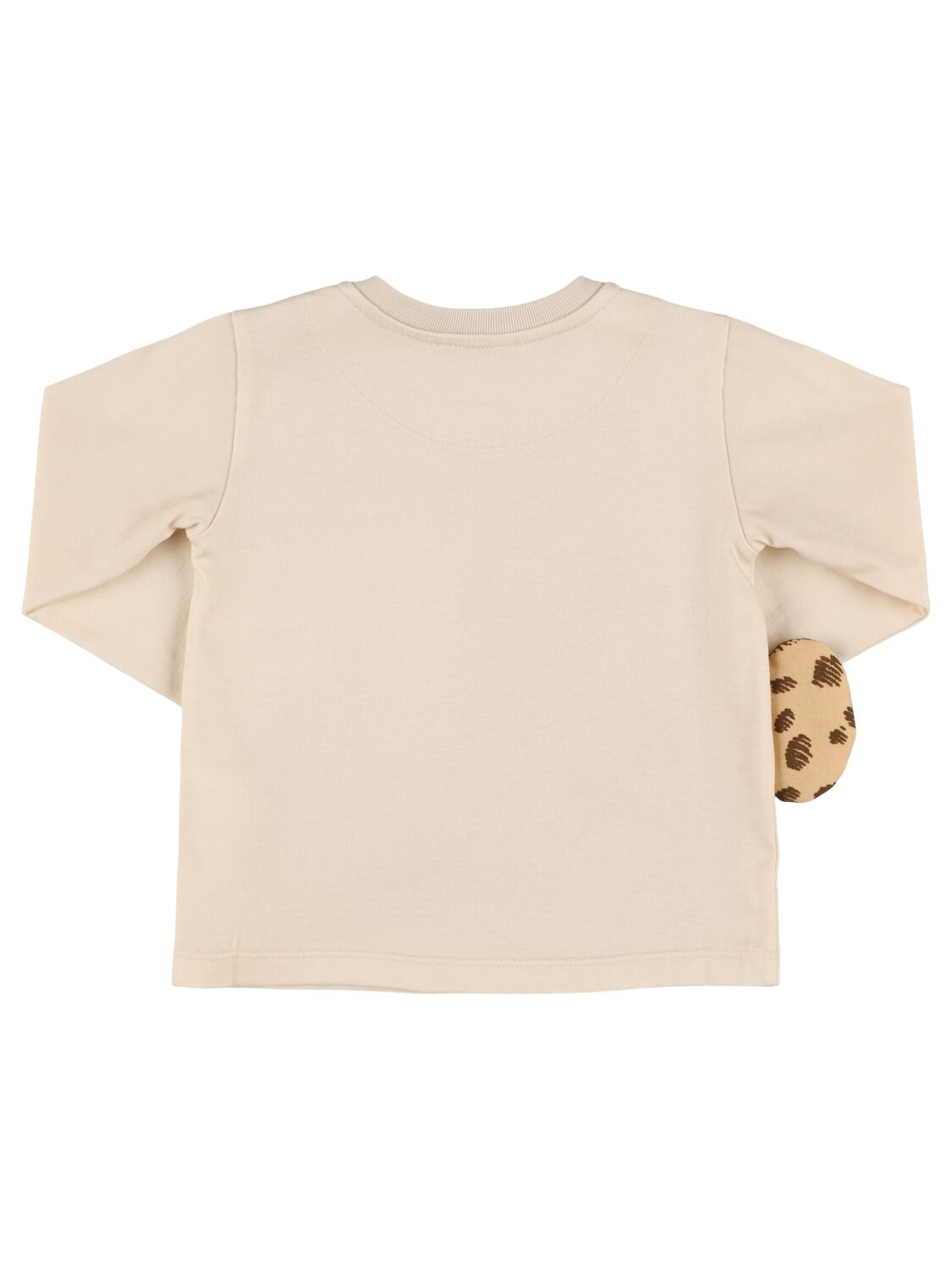 Dolce & Gabbana Printed Cotton Jersey T-shirt In Neutral